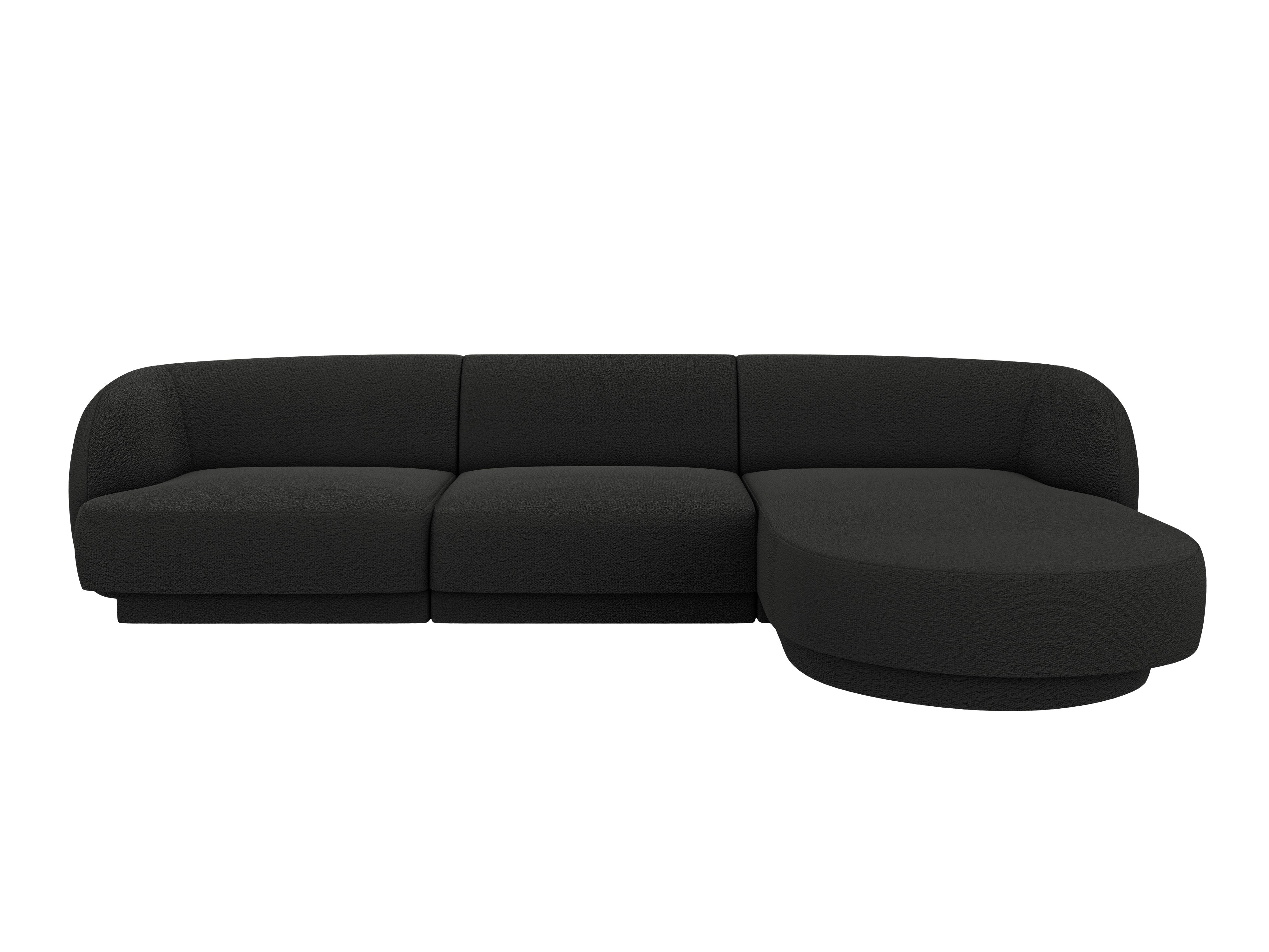 Sitzgarnitur Miley 255x165cm, Material: Bouclé