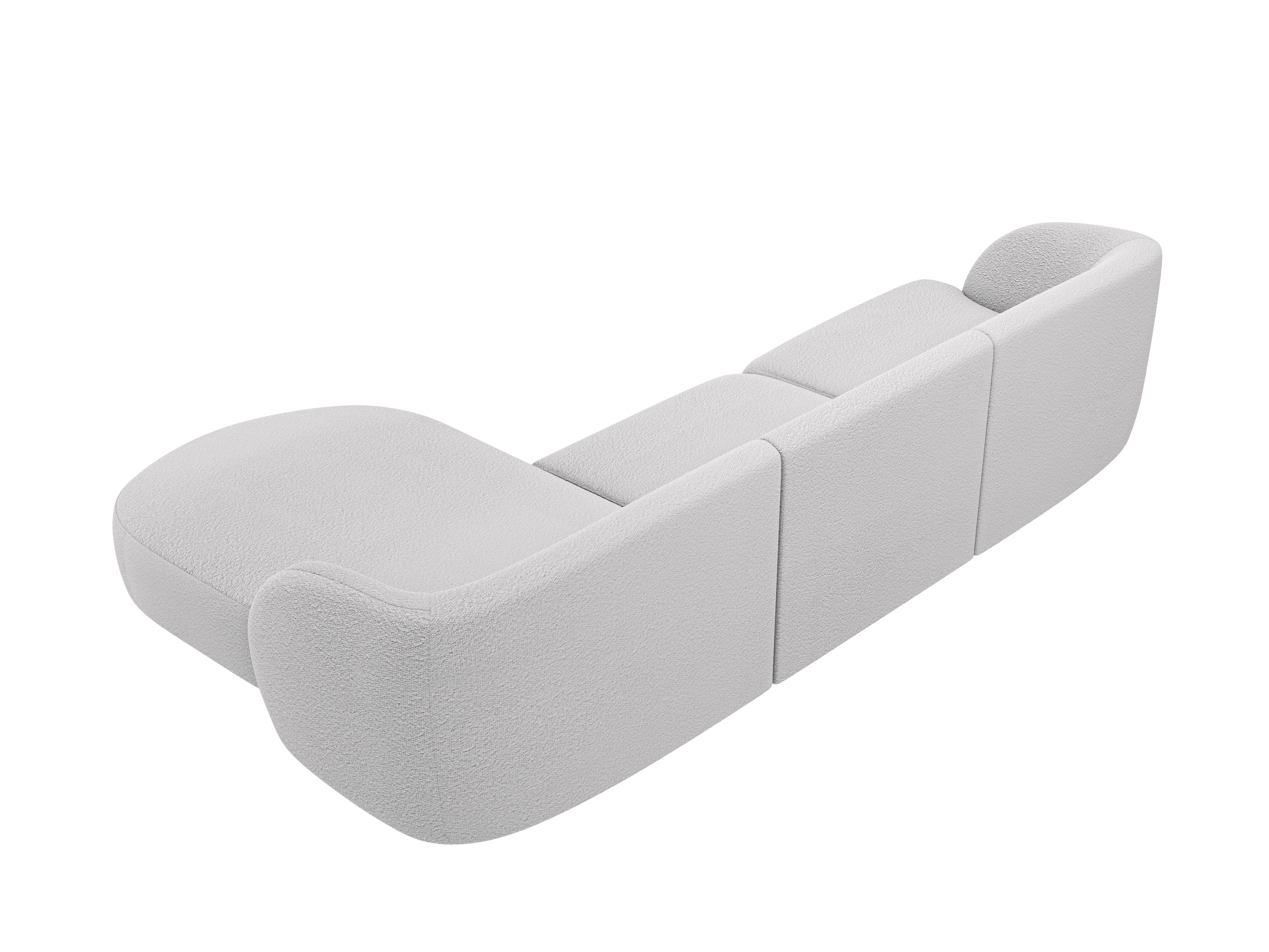 Sitzgarnitur Miley 255x165cm, Material: Bouclé