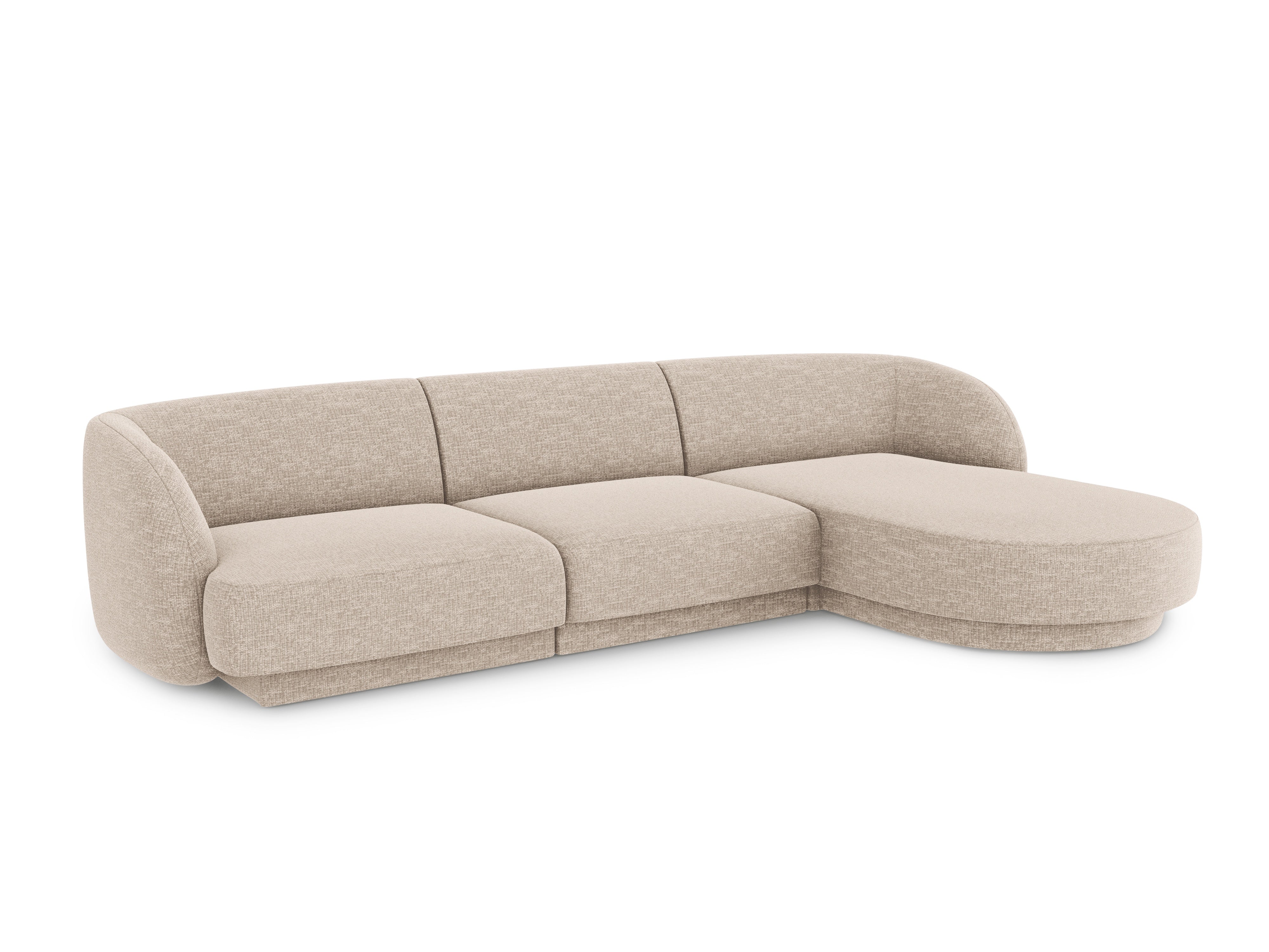 Sitzgarnitur Miley 255x165cm, Material: Chenille