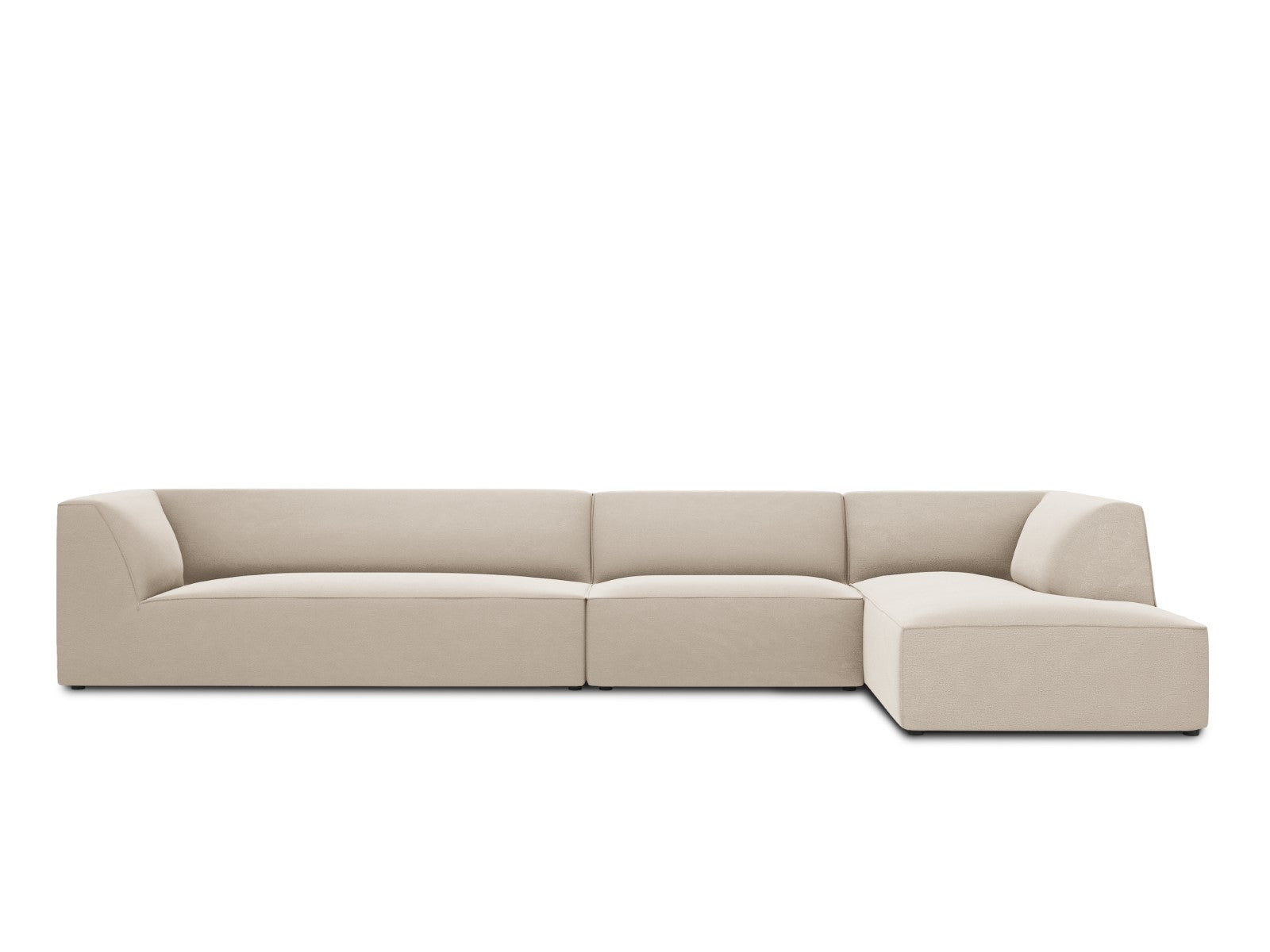 Ecksofa Ruby, 5 Sitze, 366x180cm, Material: Samt
