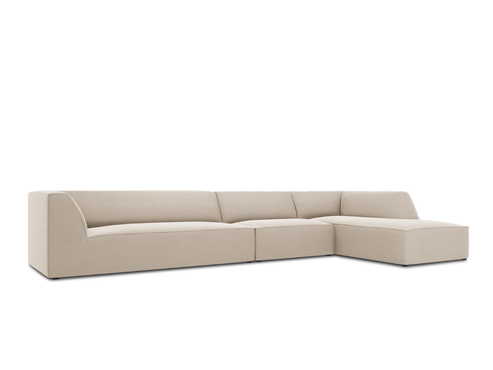Ecksofa Ruby, 5 Sitze, 366x180cm, Material: Samt
