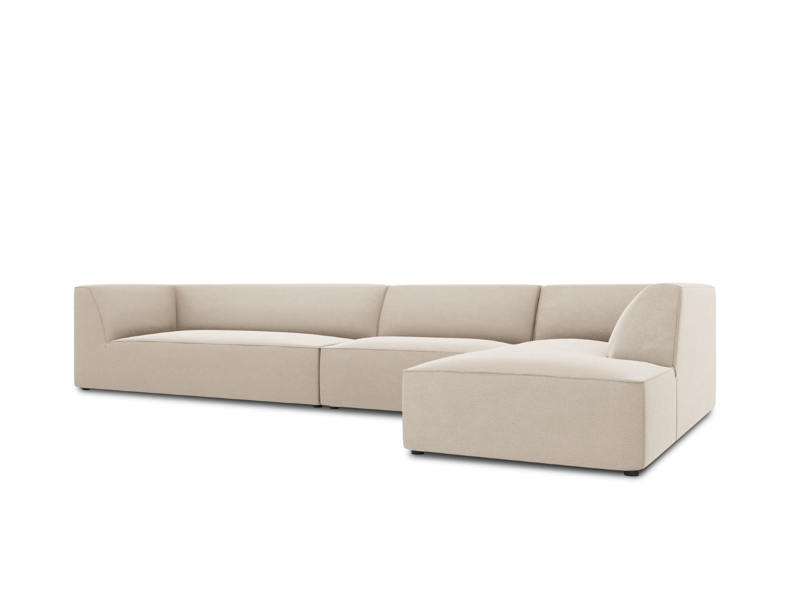 Ecksofa Ruby, 5 Sitze, 366x180cm, Material: Samt