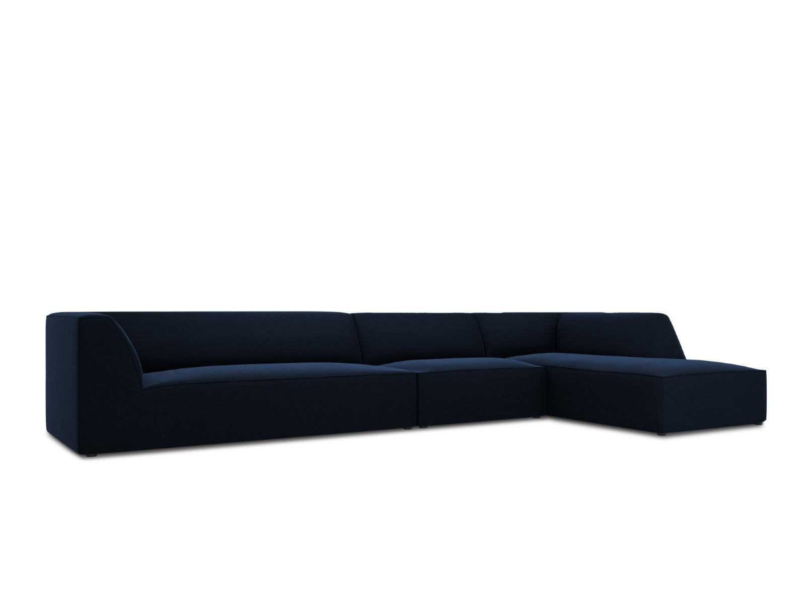Ecksofa Ruby, 5 Sitze, 366x180cm, Material: Samt