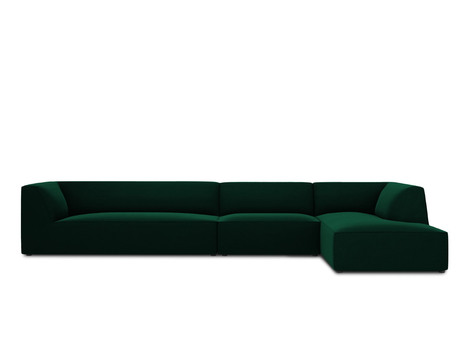 Ecksofa Ruby, 5 Sitze, 366x180cm, Material: Samt