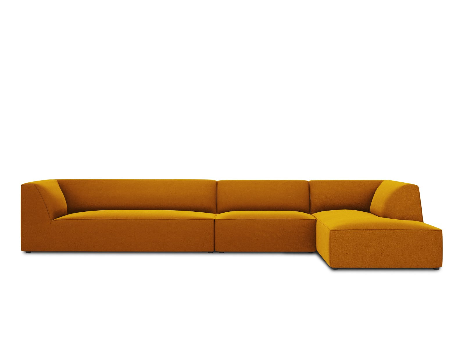 Ecksofa Ruby, 5 Sitze, 366x180cm, Material: Samt