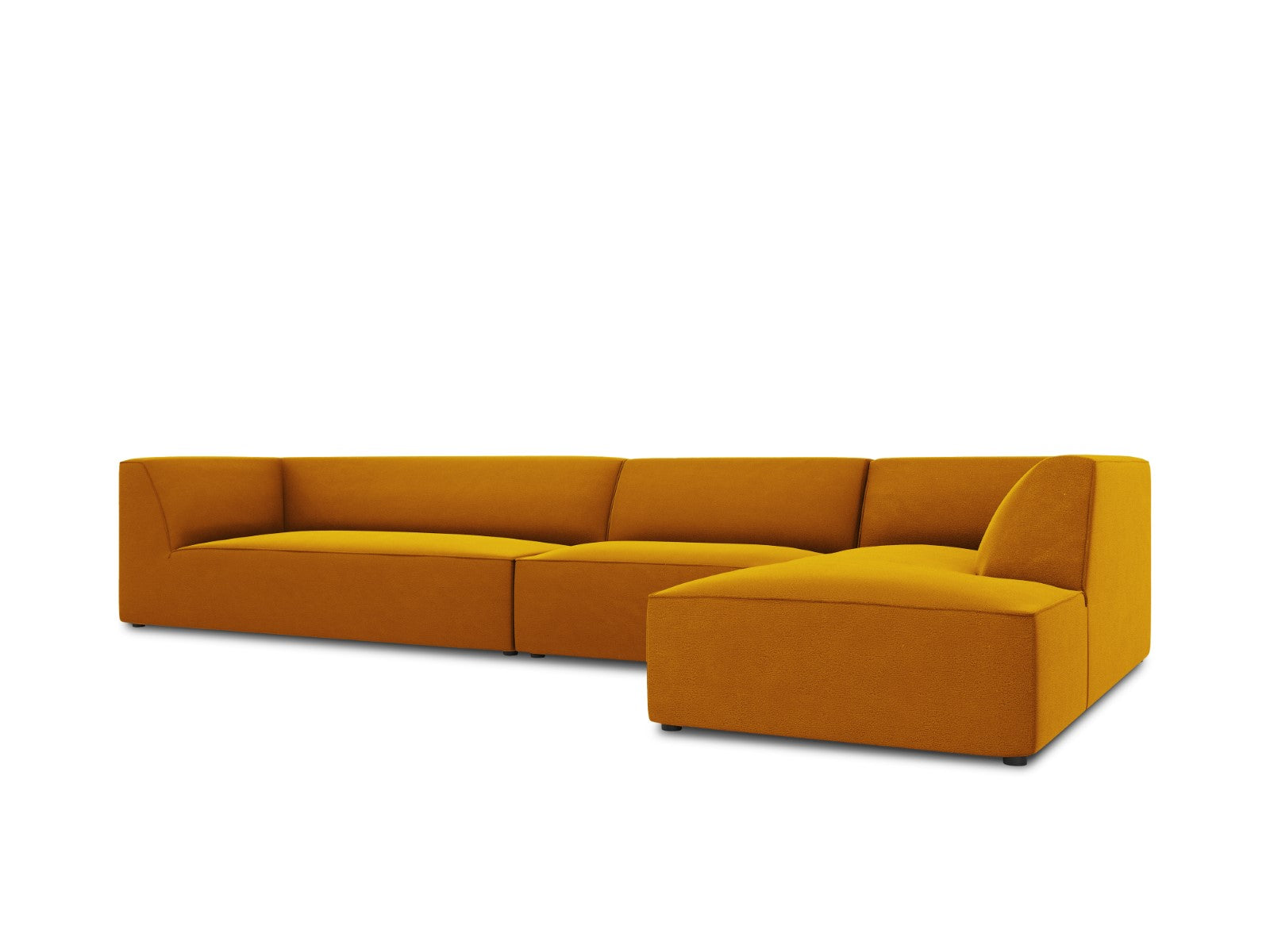 Ecksofa Ruby, 5 Sitze, 366x180cm, Material: Samt