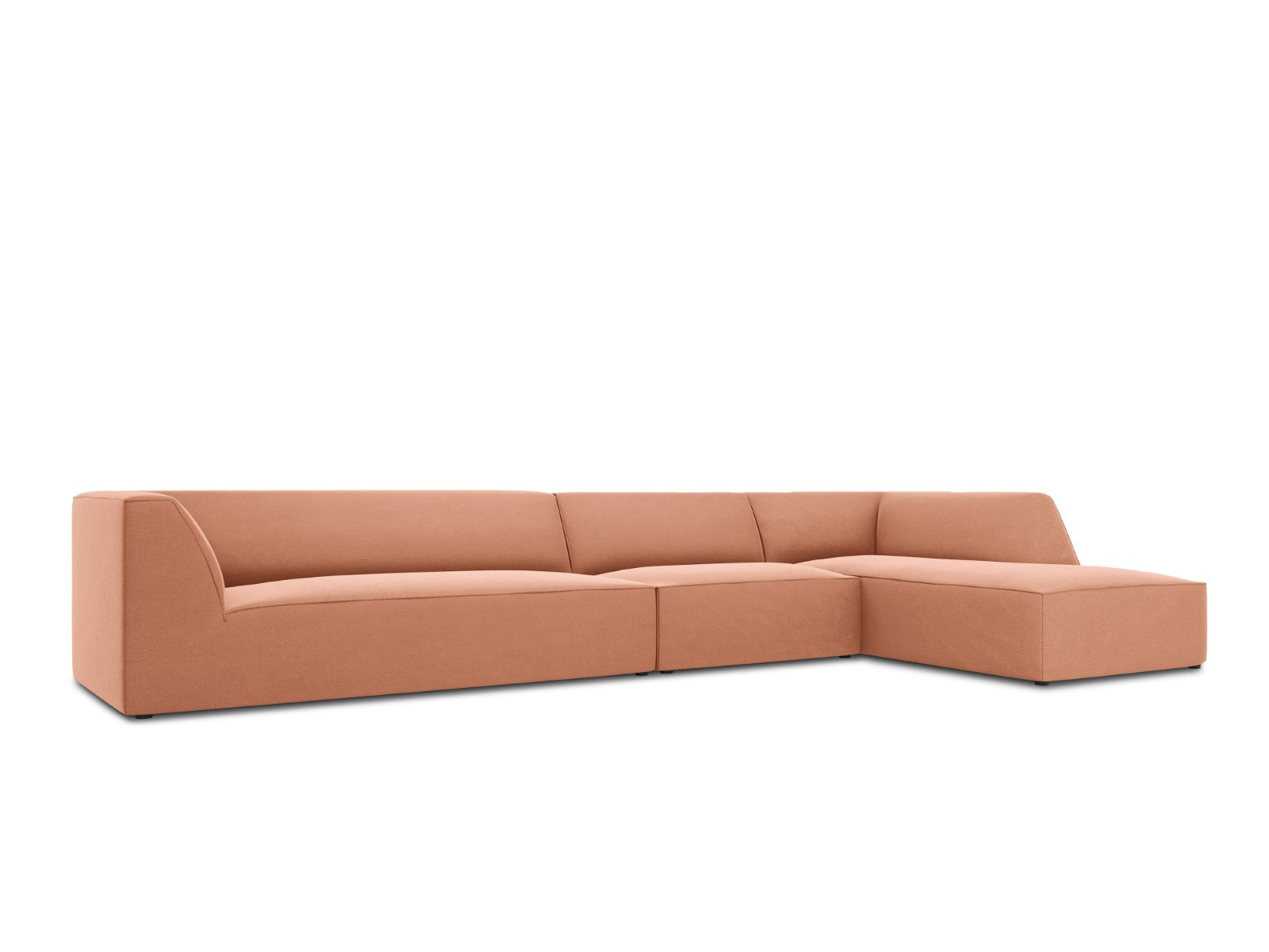 Ecksofa Ruby, 5 Sitze, 366x180cm, Material: Samt