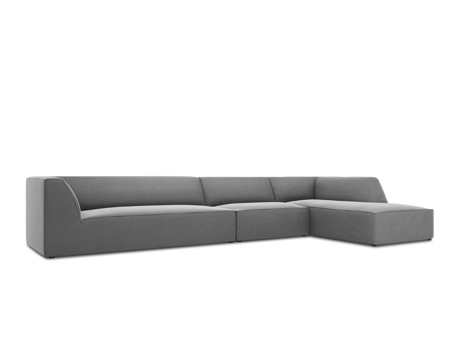 Ecksofa Ruby, 5 Sitze, 366x180cm, Material: Samt