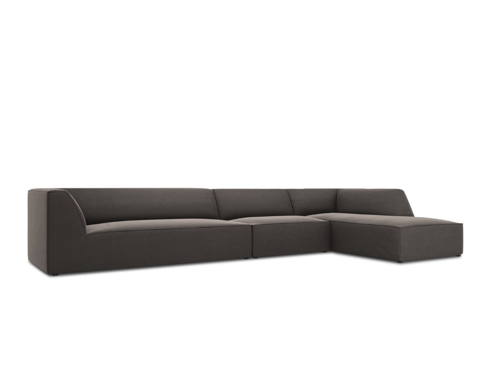 Ecksofa Ruby, 5 Sitze, 366x180cm, Material: Samt