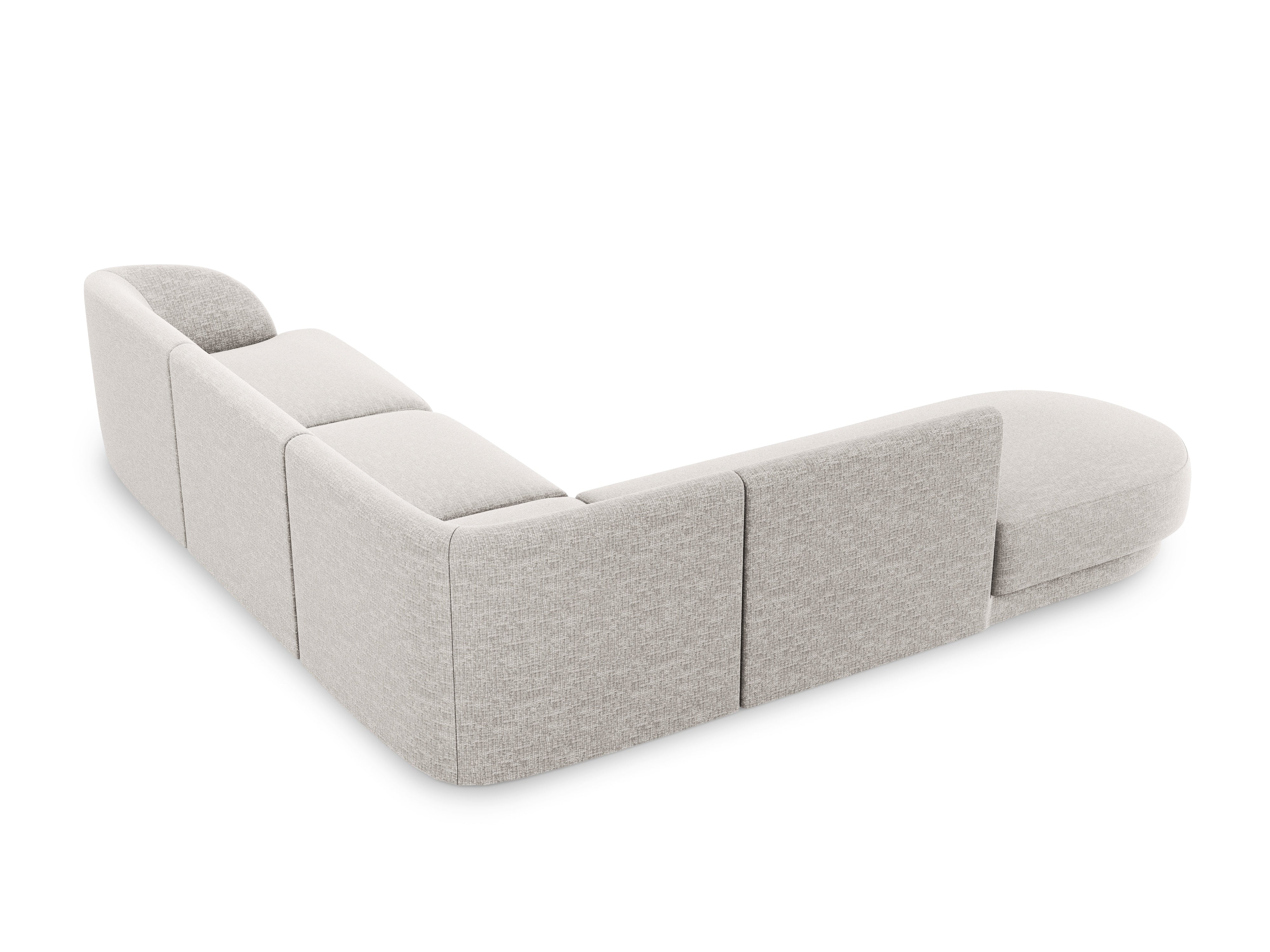 Sitzgarnitur Miley 255x248cm, Material: Chenille