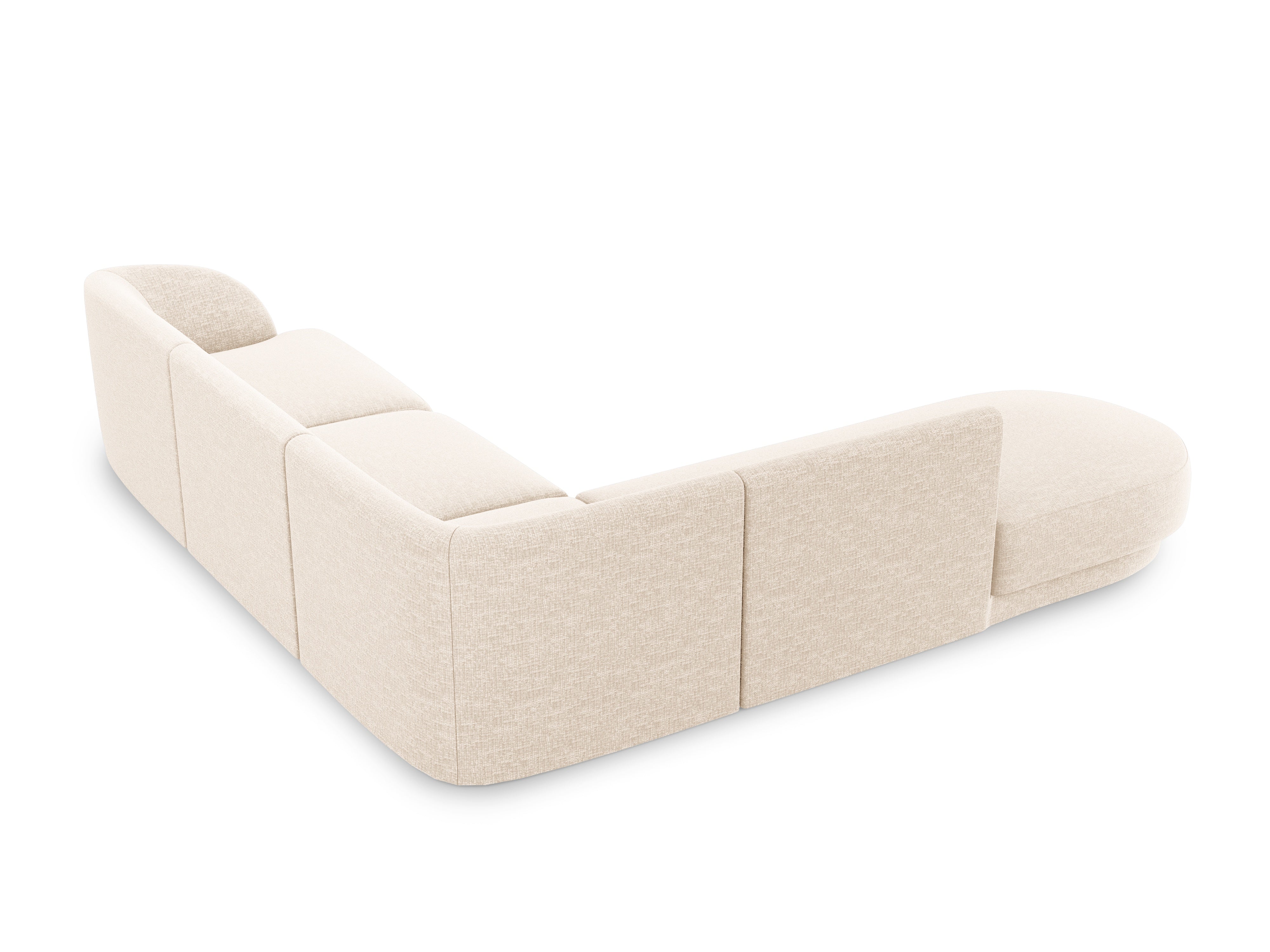 Sitzgarnitur Miley 255x248cm, Material: Chenille