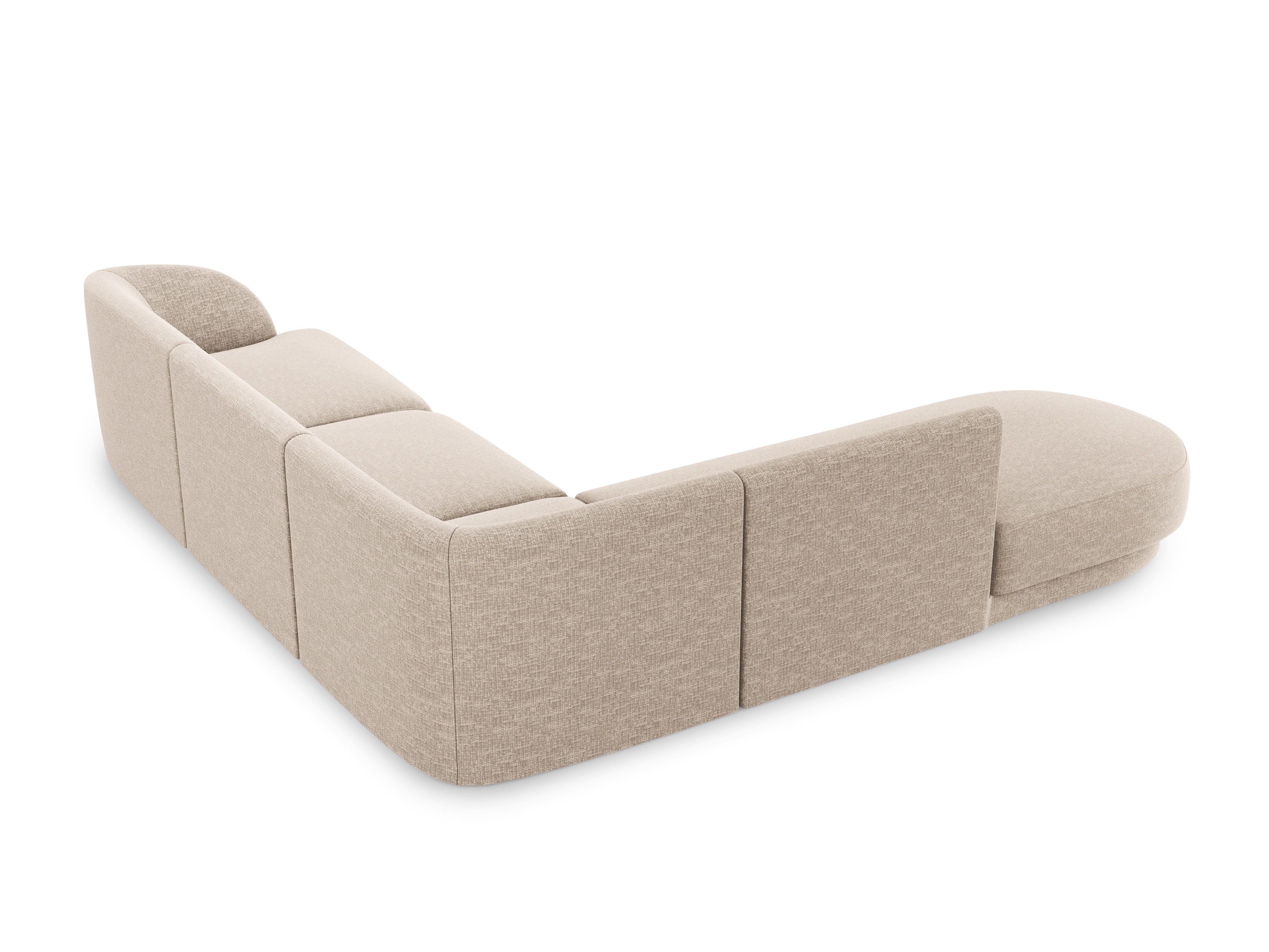 Sitzgarnitur Miley 255x248cm, Material: Chenille