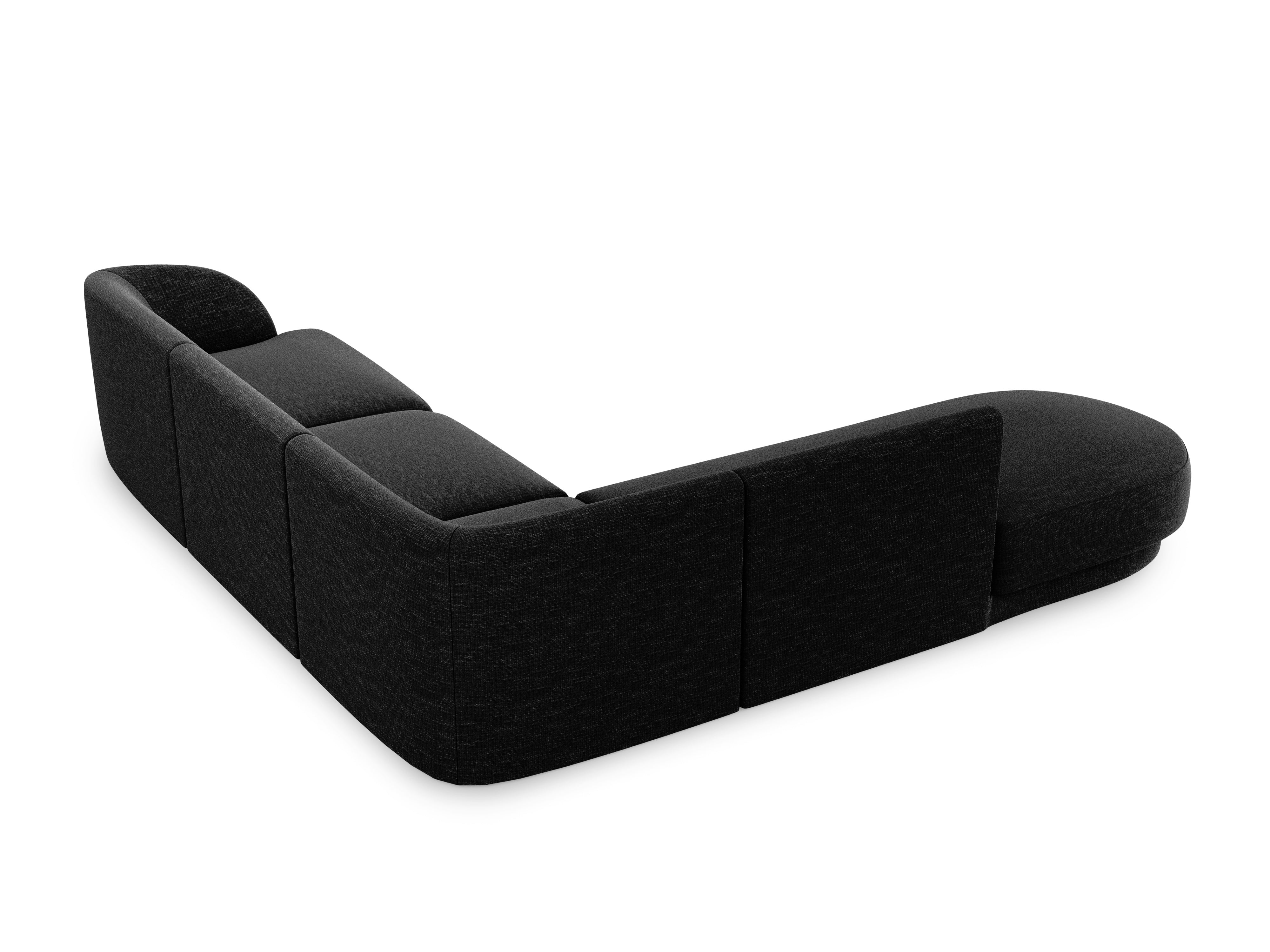 Sitzgarnitur Miley 255x248cm, Material: Chenille