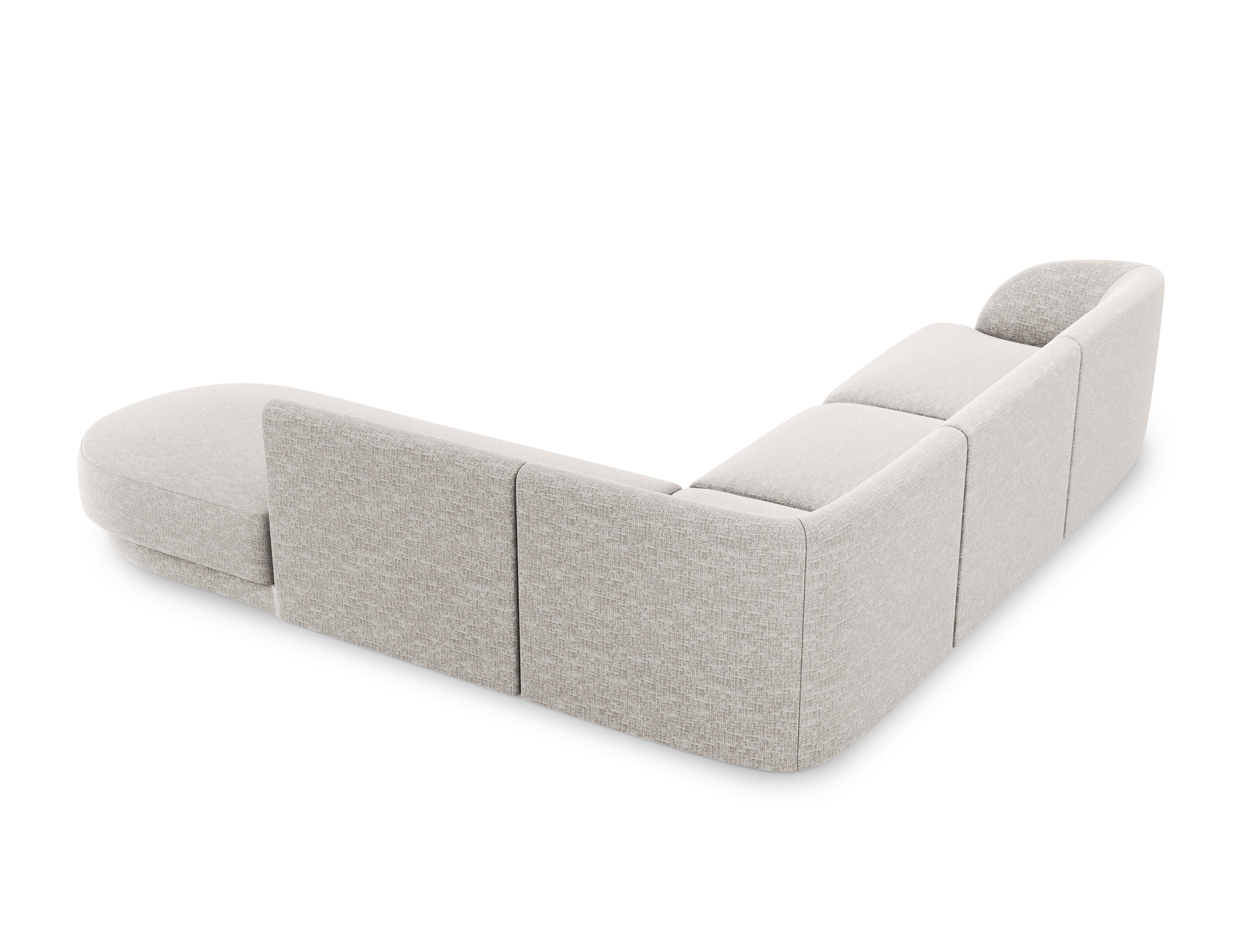 Sitzgarnitur Miley 255x248cm, Material: Chenille