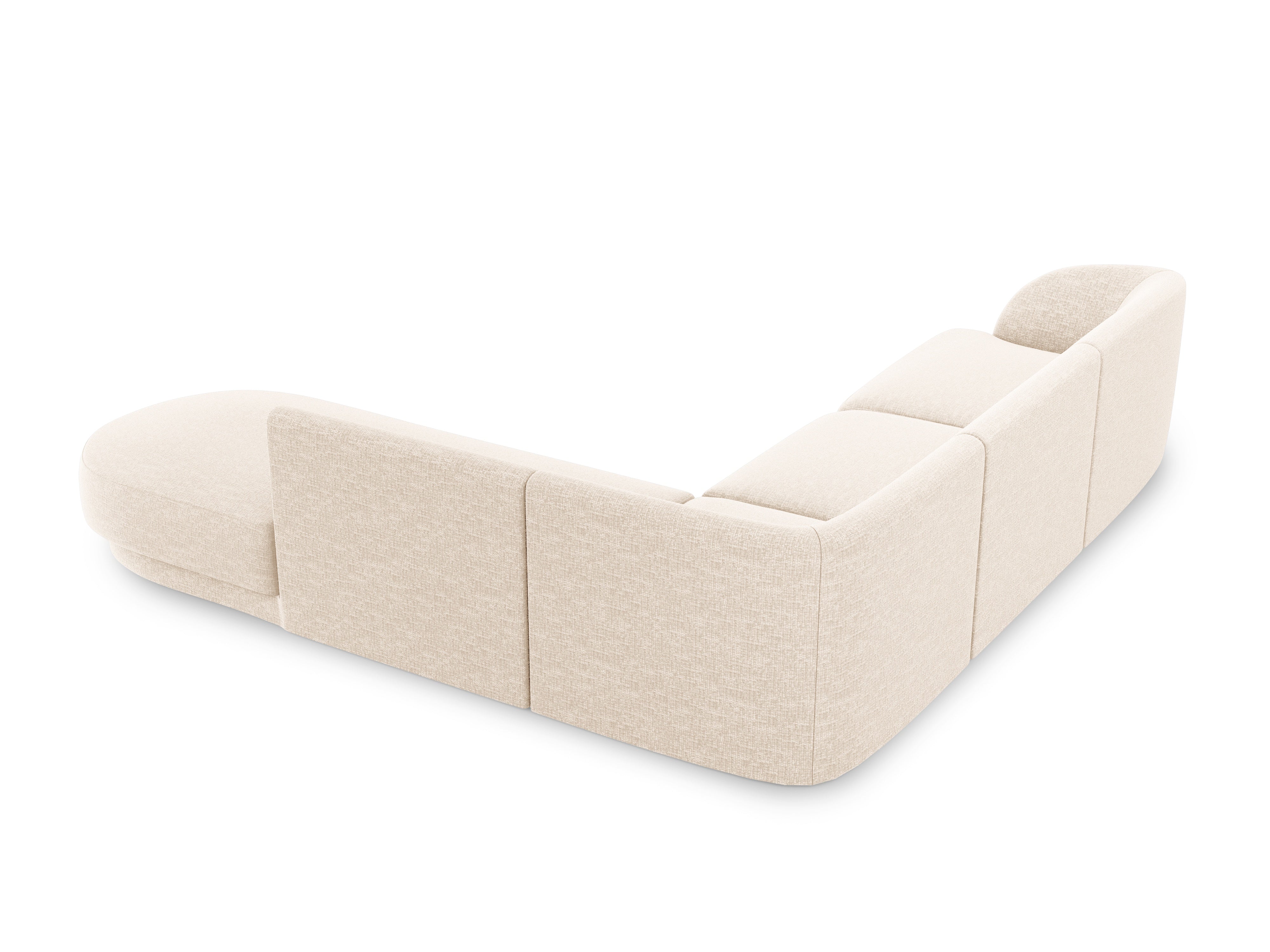 Sitzgarnitur Miley 255x248cm, Material: Chenille
