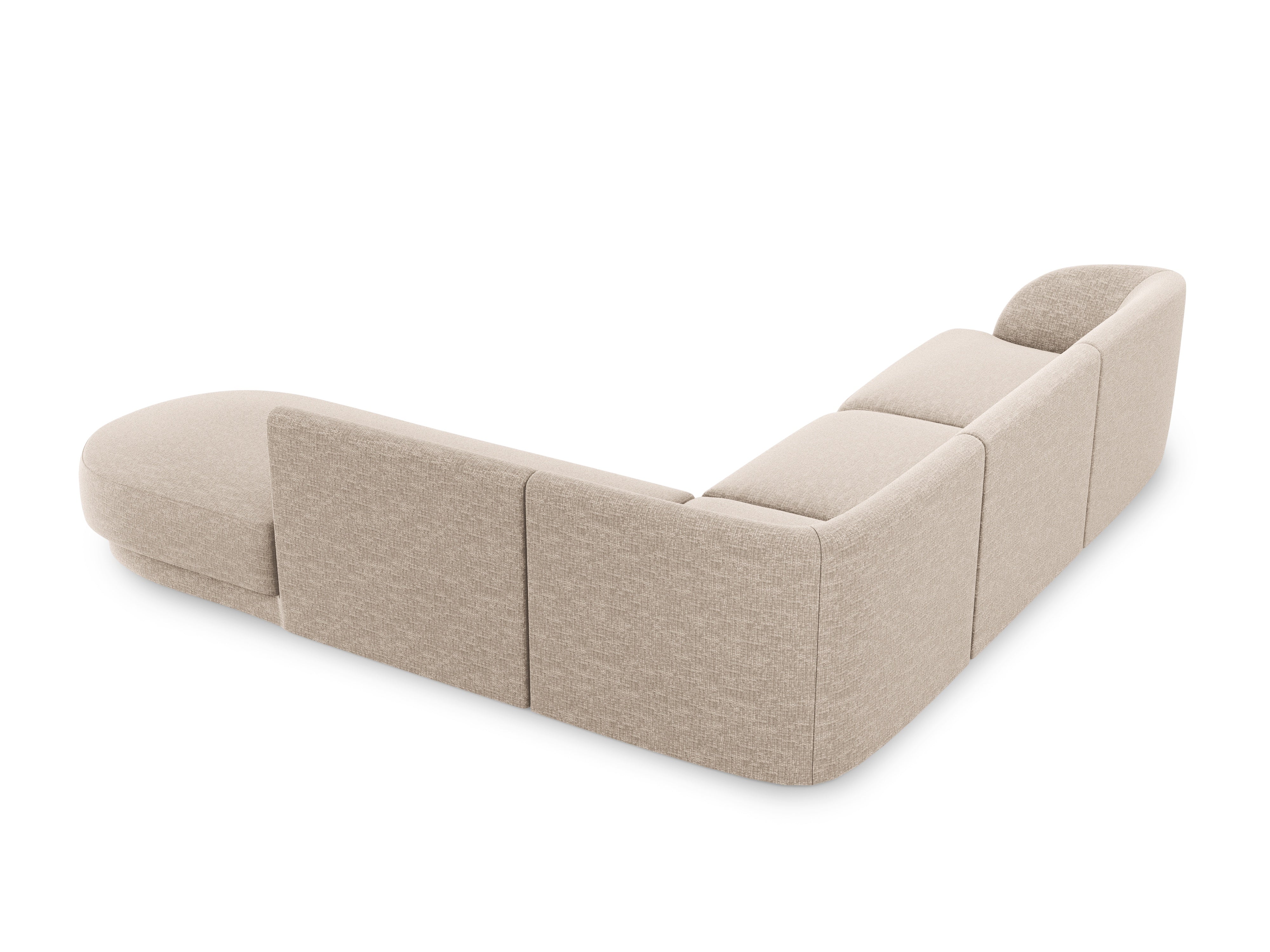 Sitzgarnitur Miley 255x248cm, Material: Chenille