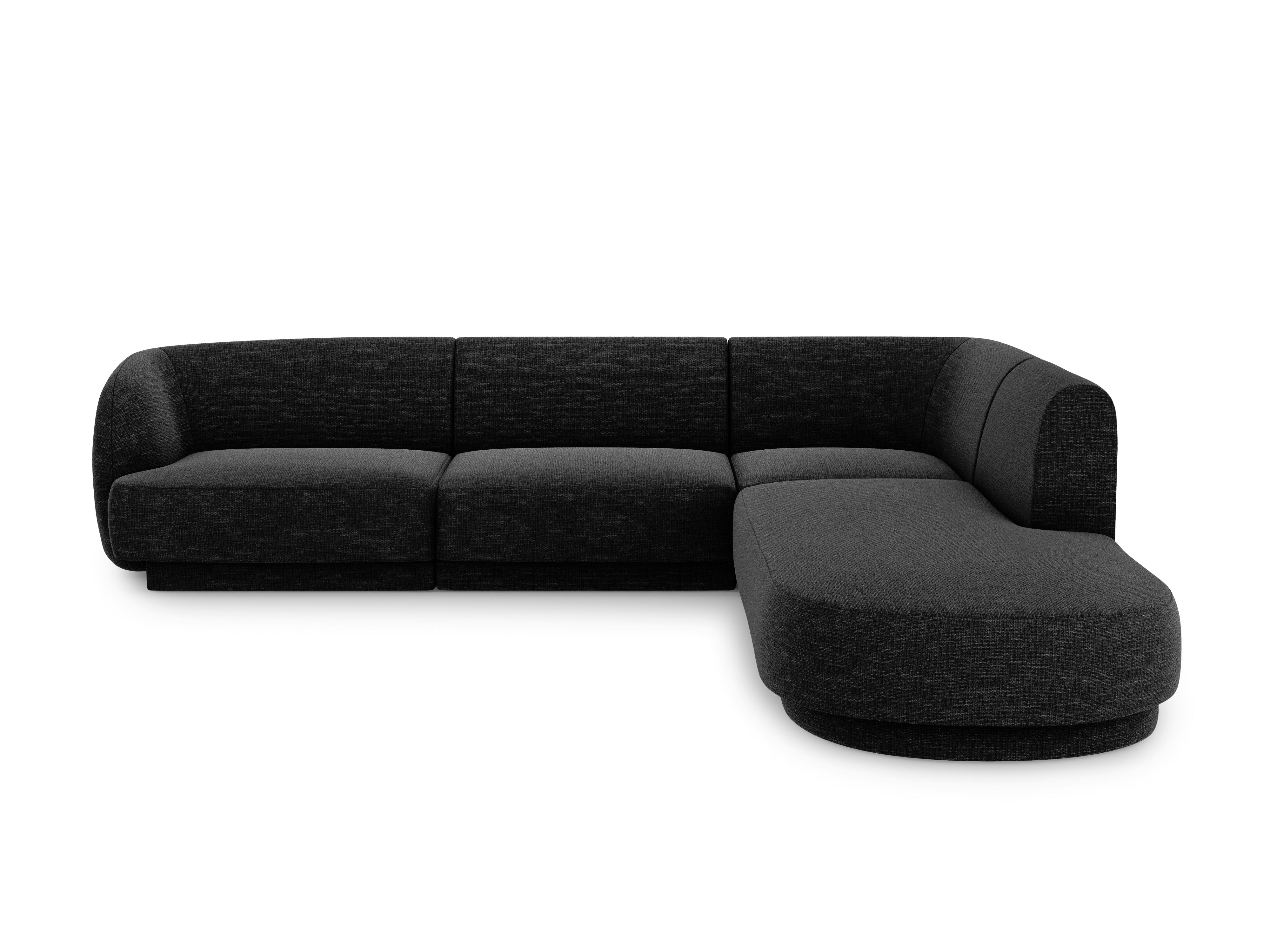 Sitzgarnitur Miley 255x248cm, Material: Chenille