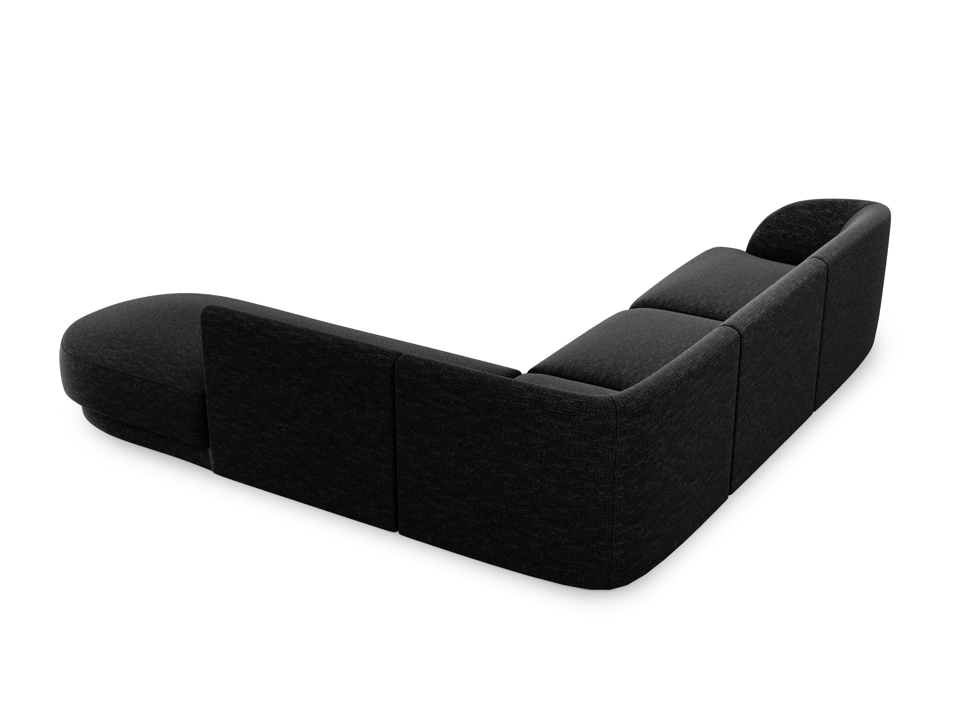 Sitzgarnitur Miley 255x248cm, Material: Chenille