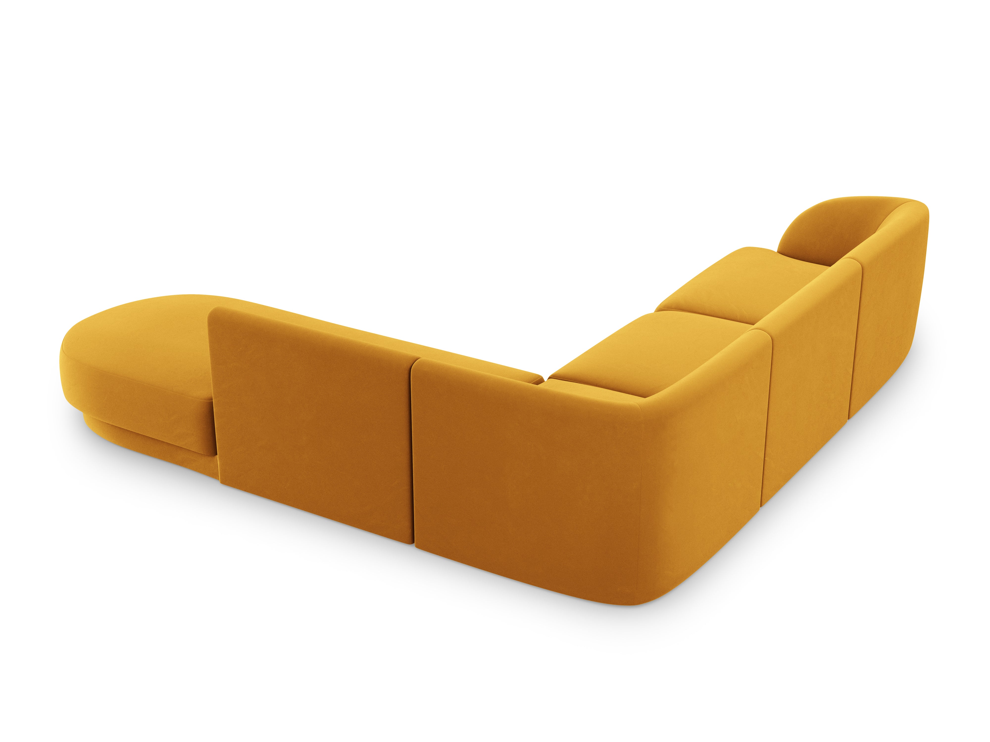 Sitzgarnitur Miley 255x248cm, Material: Samt