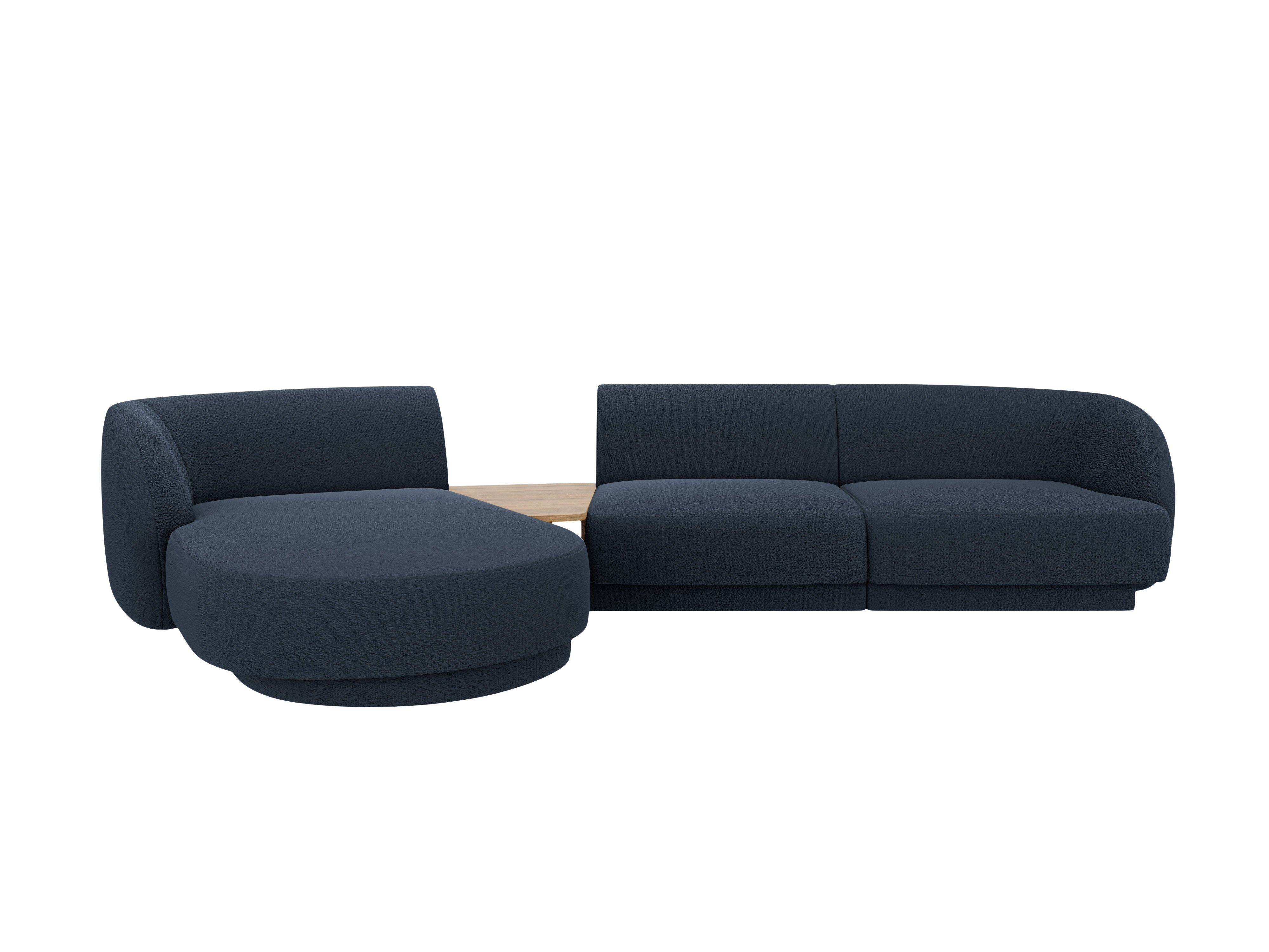 Sitzgarnitur Miley 303x178 cm, Material: Bouclé