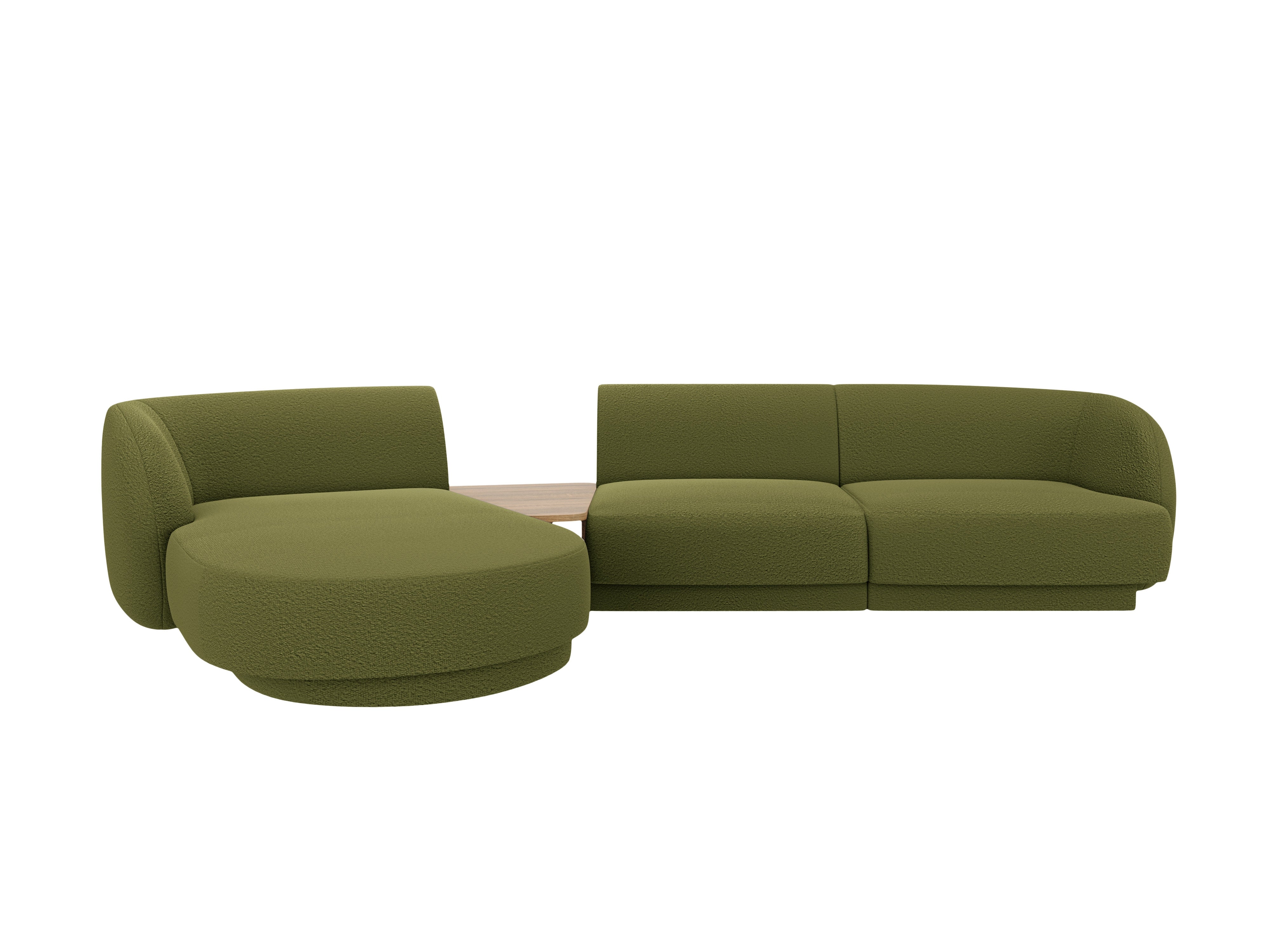 Sitzgarnitur Miley 303x178 cm, Material: Bouclé