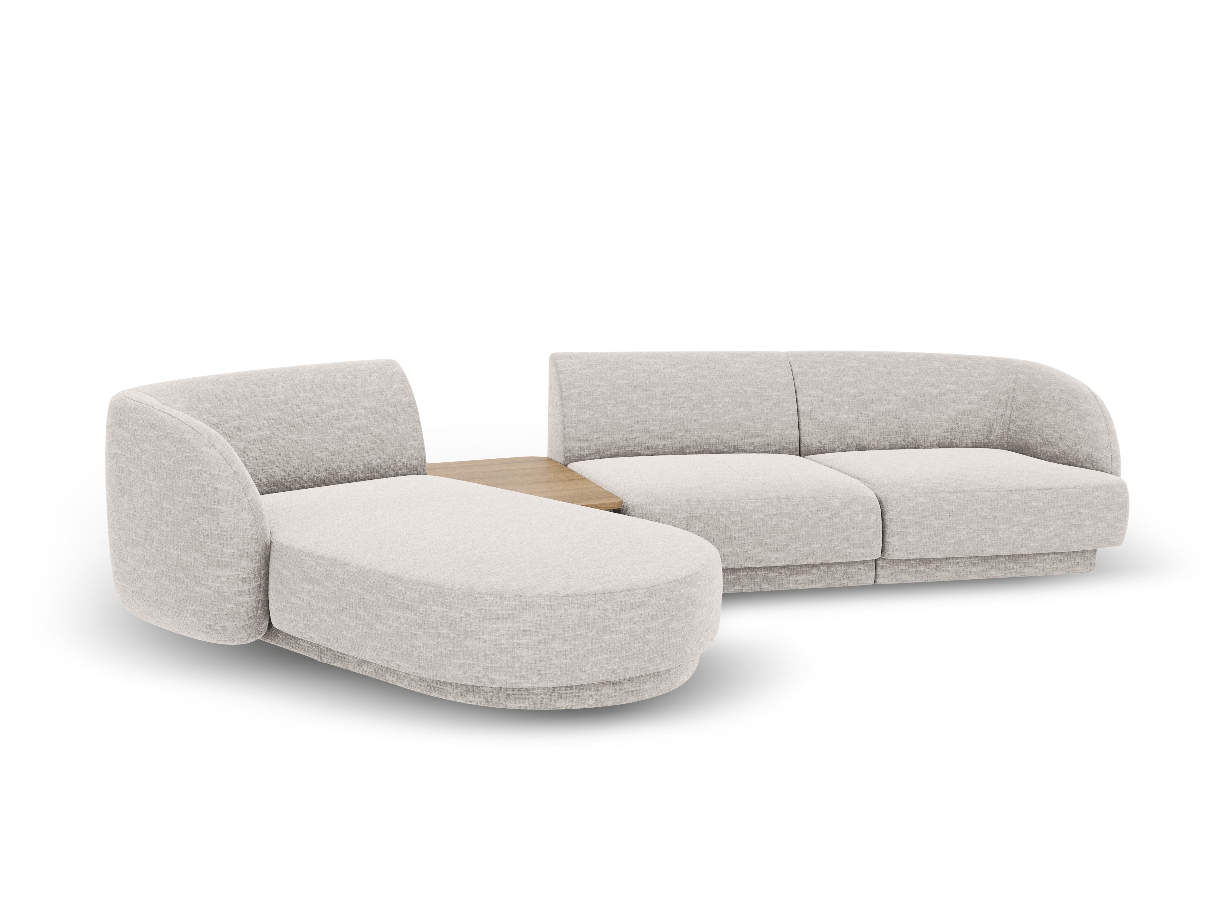 Sitzgarnitur Miley 303x178 cm, Material: Chenille