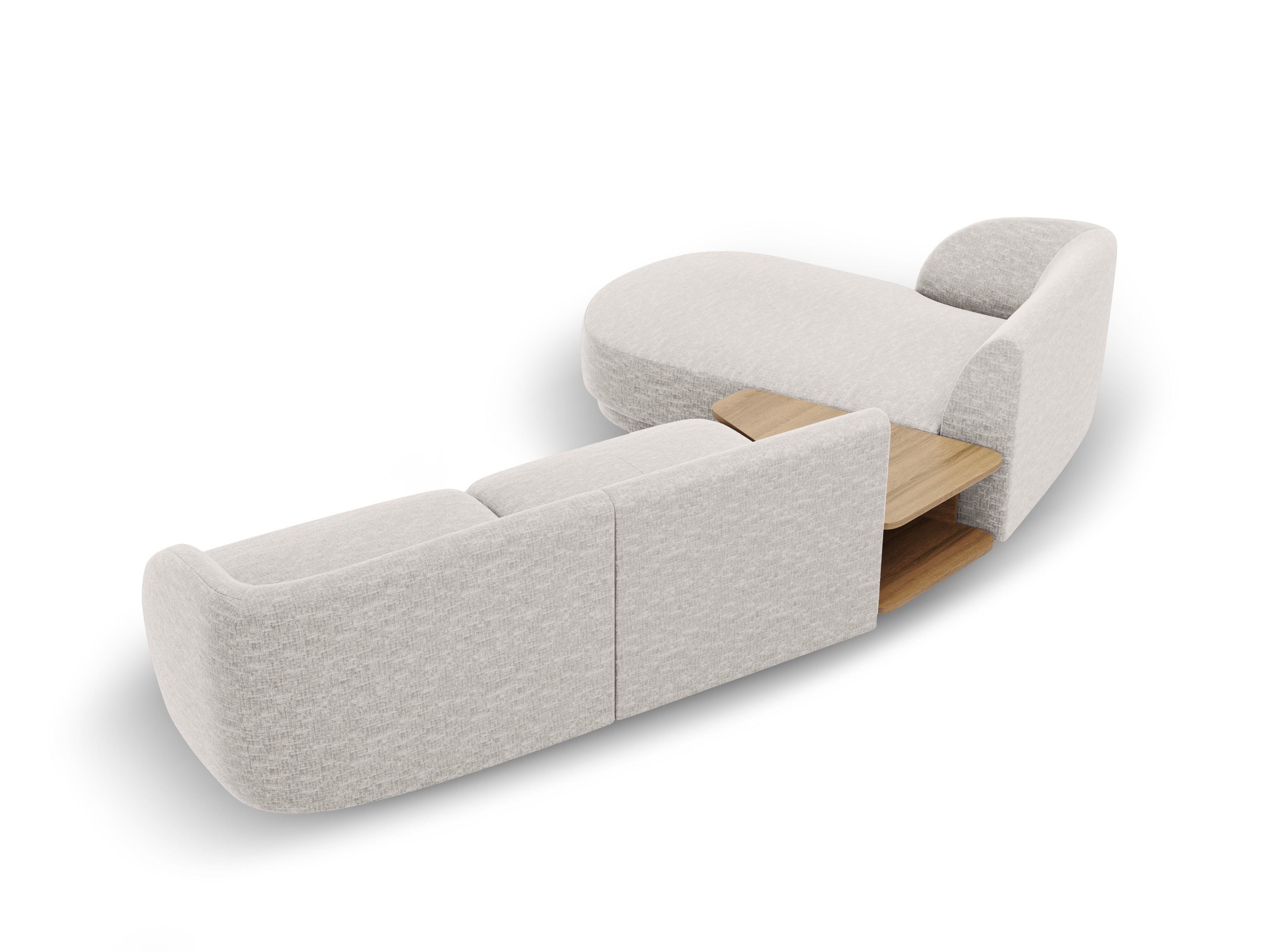 Sitzgarnitur Miley 303x178 cm, Material: Chenille