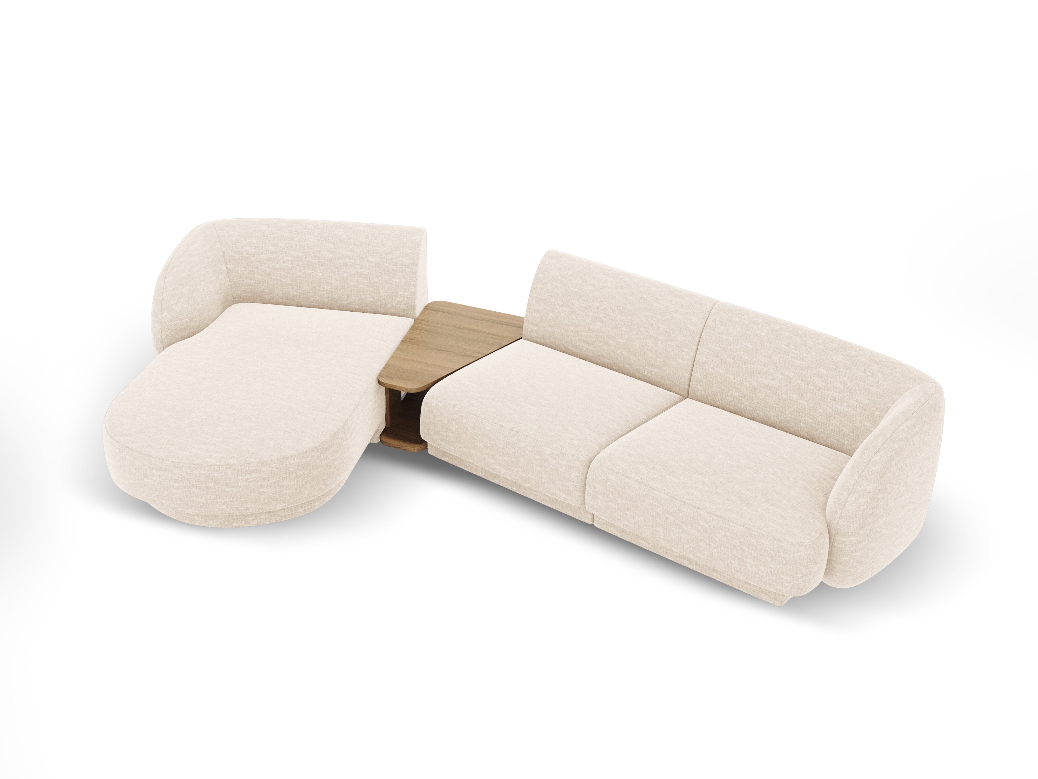 Sitzgarnitur Miley 303x178 cm, Material: Chenille