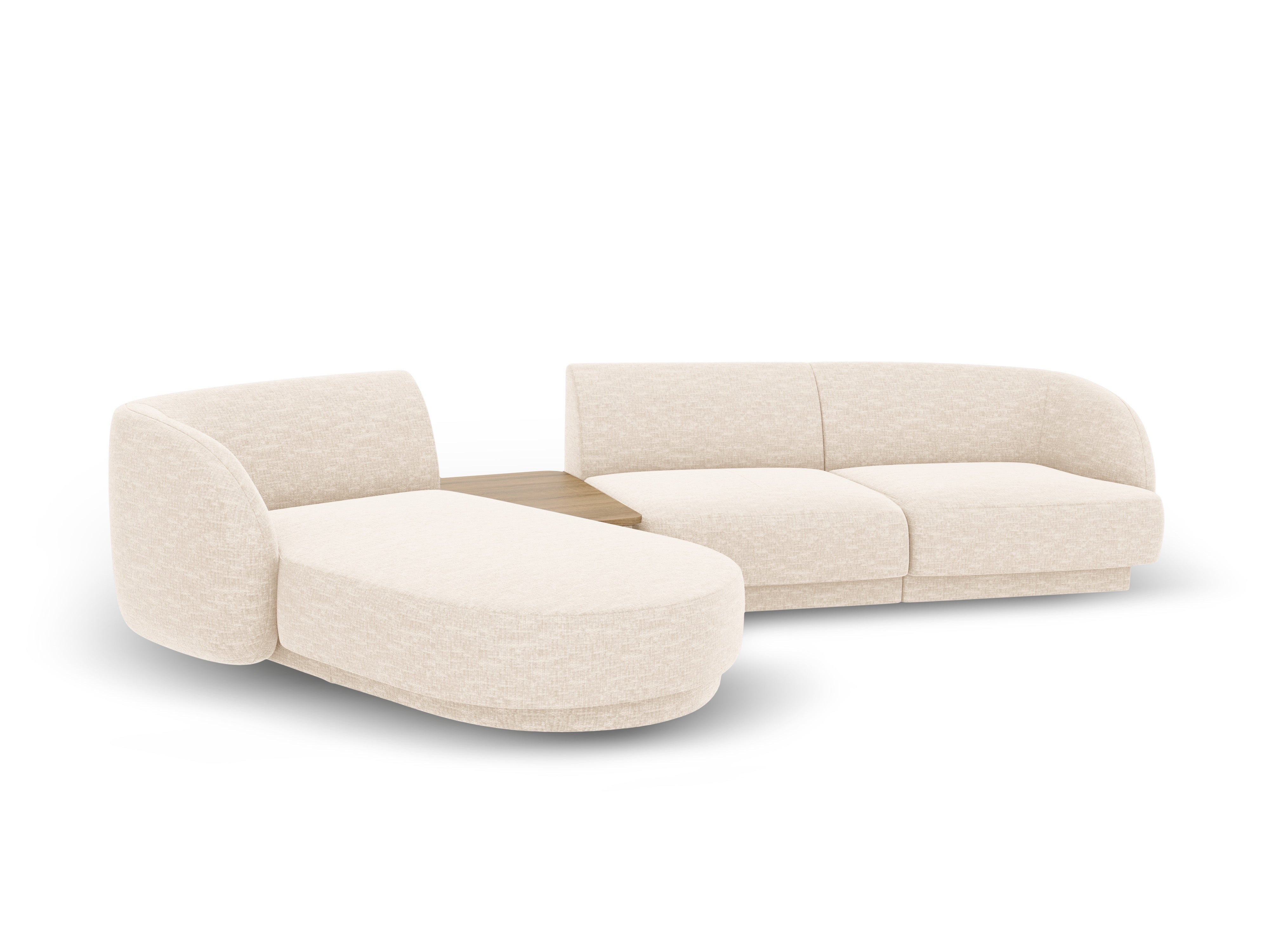 Sitzgarnitur Miley 303x178 cm, Material: Chenille