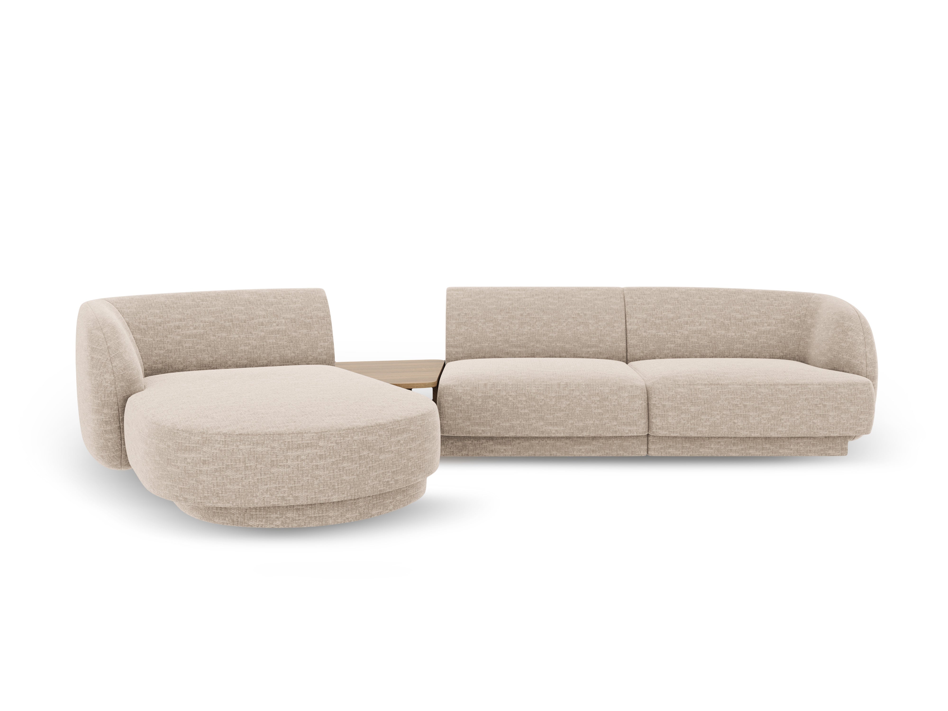 Sitzgarnitur Miley 303x178 cm, Material: Chenille
