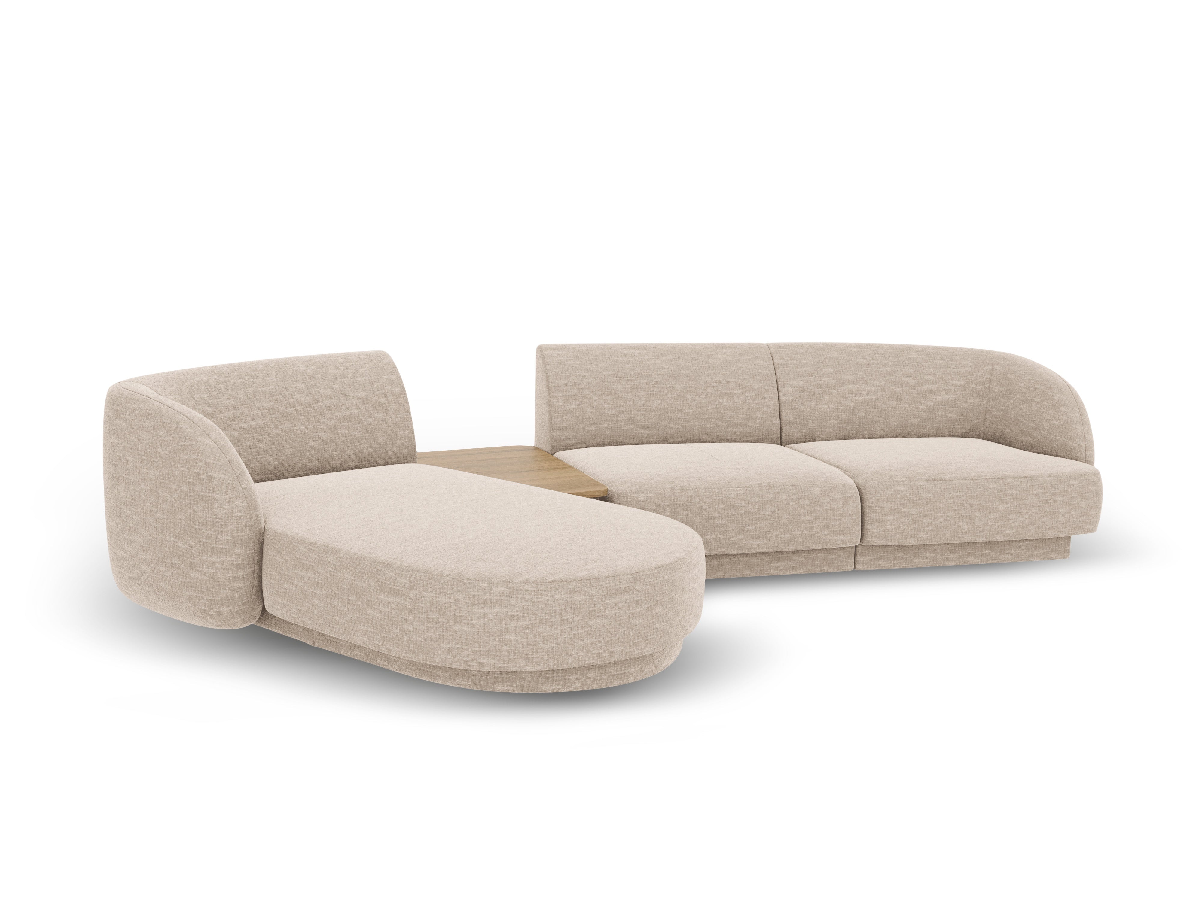 Sitzgarnitur Miley 303x178 cm, Material: Chenille