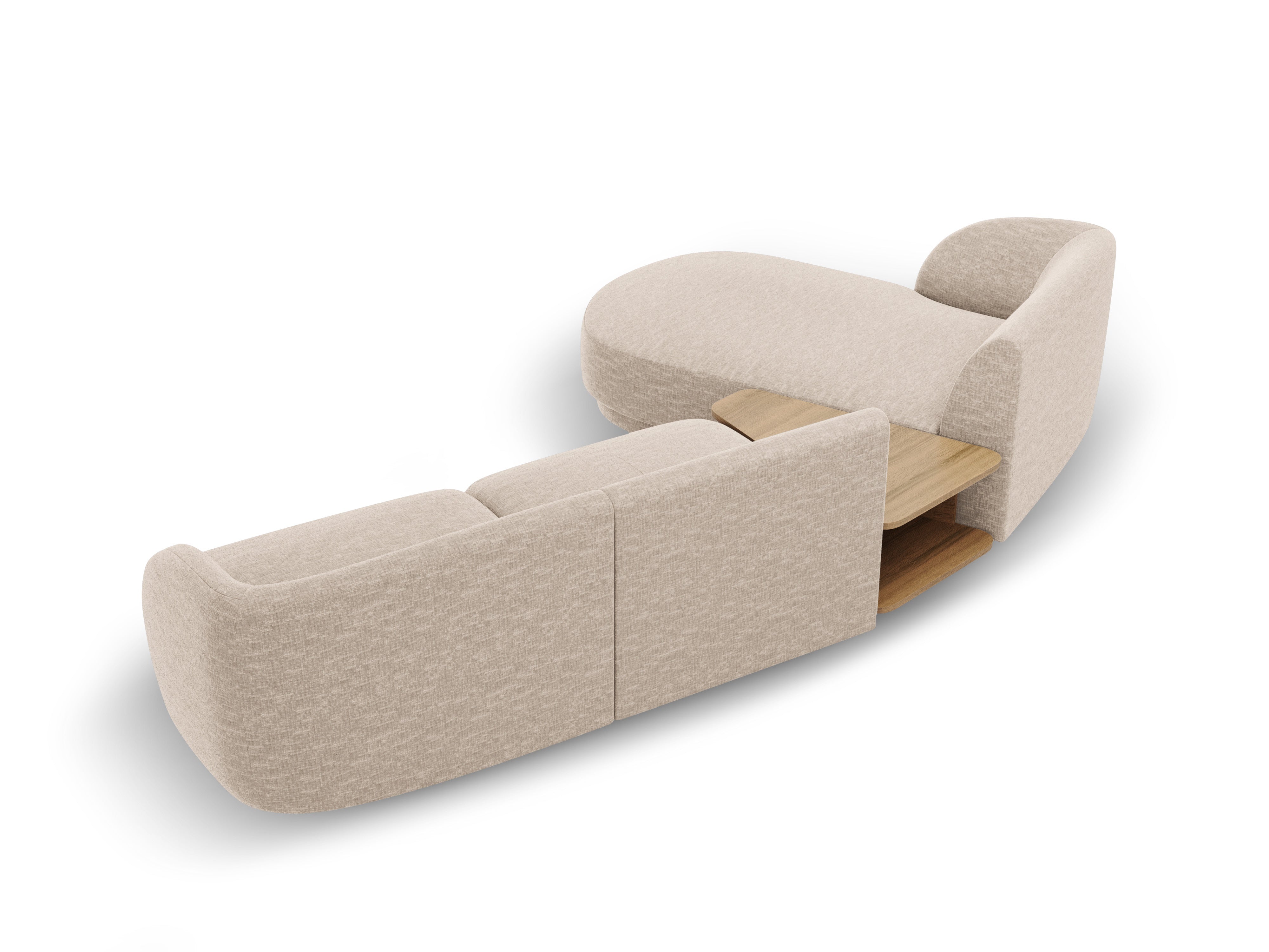 Sitzgarnitur Miley 303x178 cm, Material: Chenille