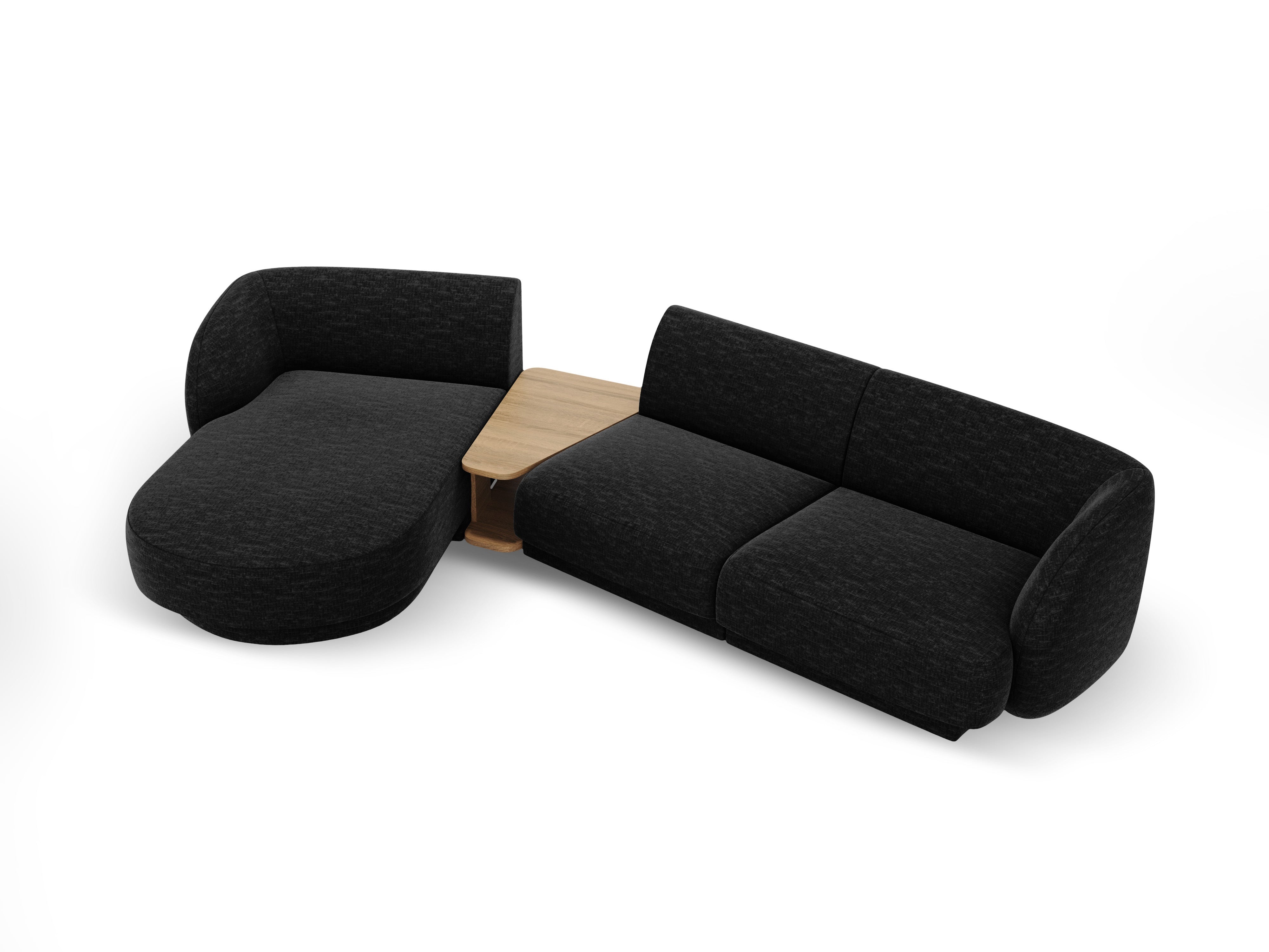 Sitzgarnitur Miley 303x178 cm, Material: Chenille