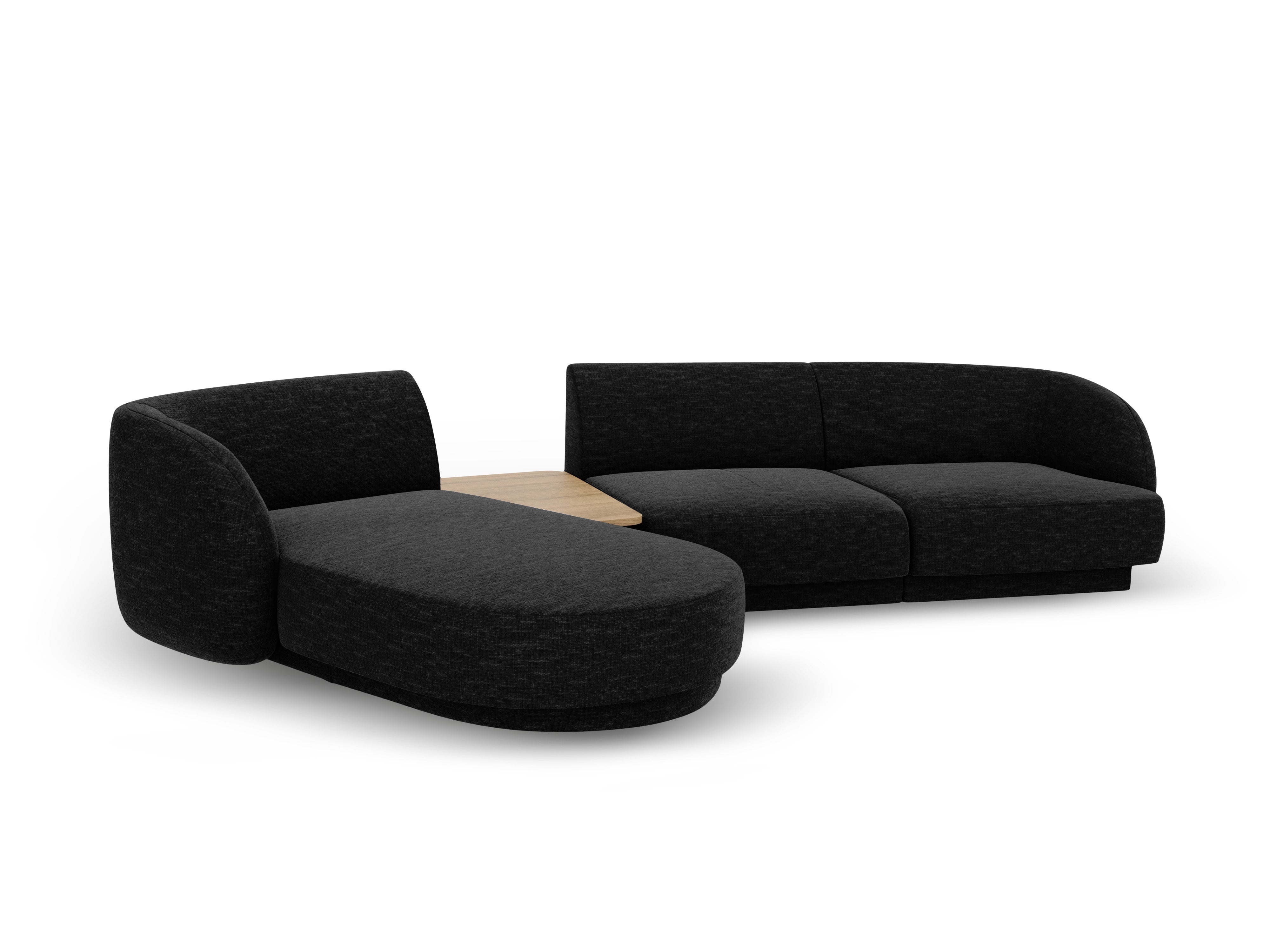 Sitzgarnitur Miley 303x178 cm, Material: Chenille