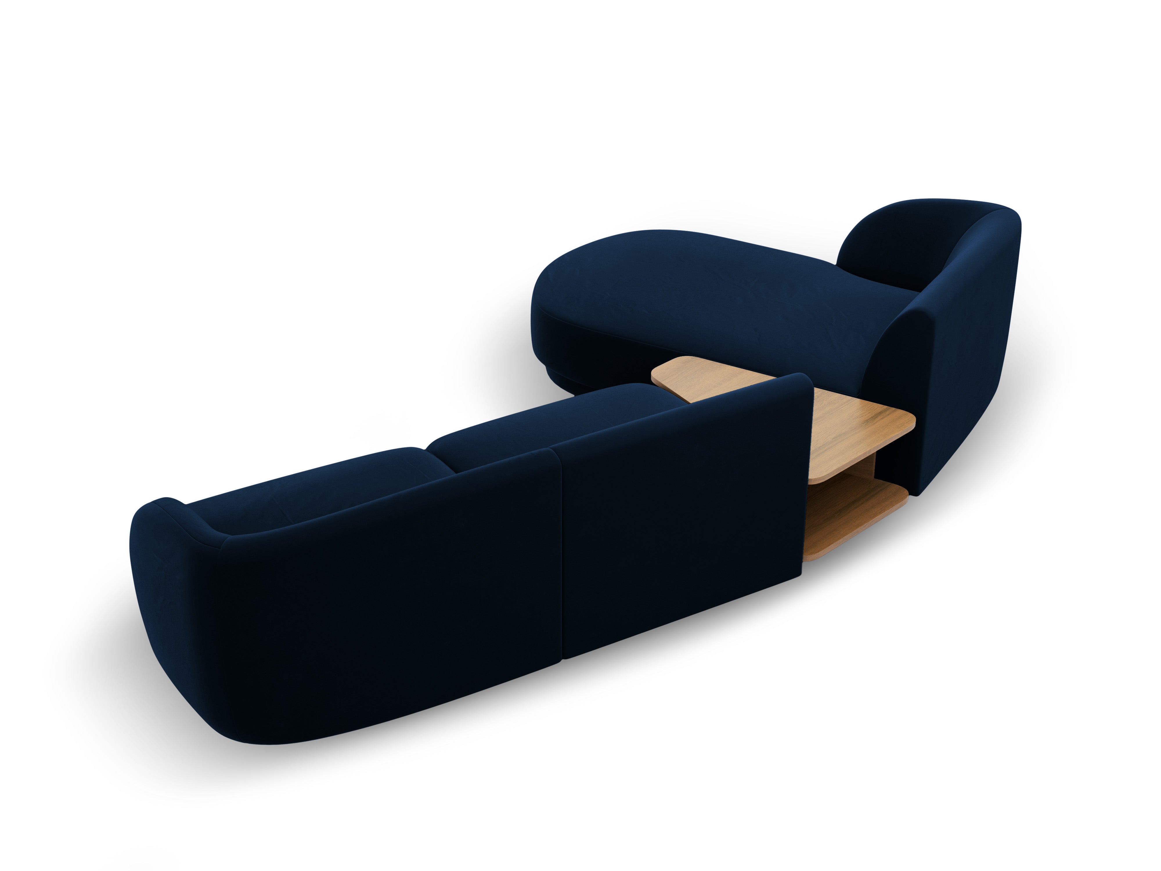 Sitzgarnitur Miley 303x178 cm, Material: Samt