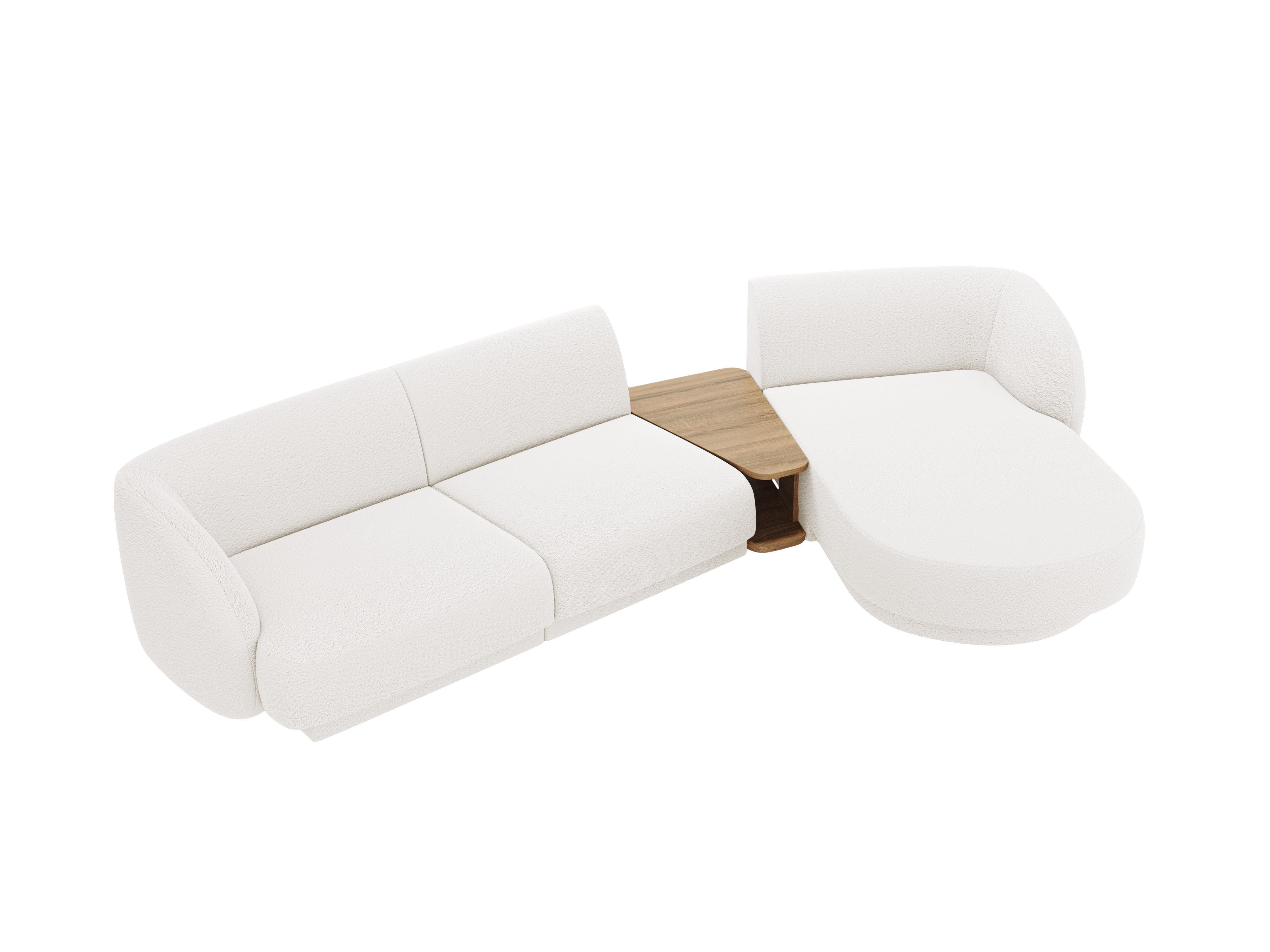 Sitzgarnitur Miley 303x178 cm, Material: Bouclé