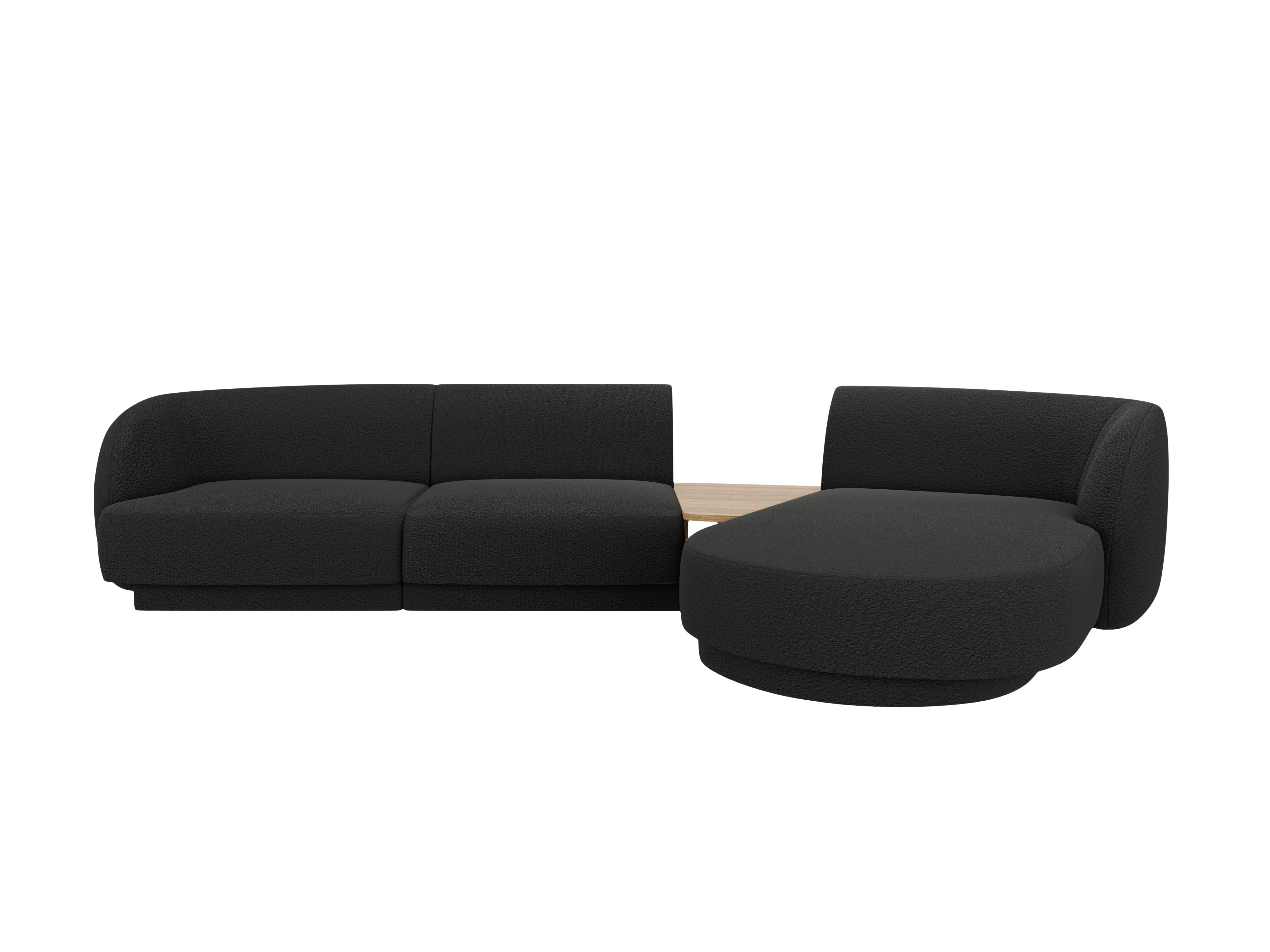 Sitzgarnitur Miley 303x178 cm, Material: Bouclé