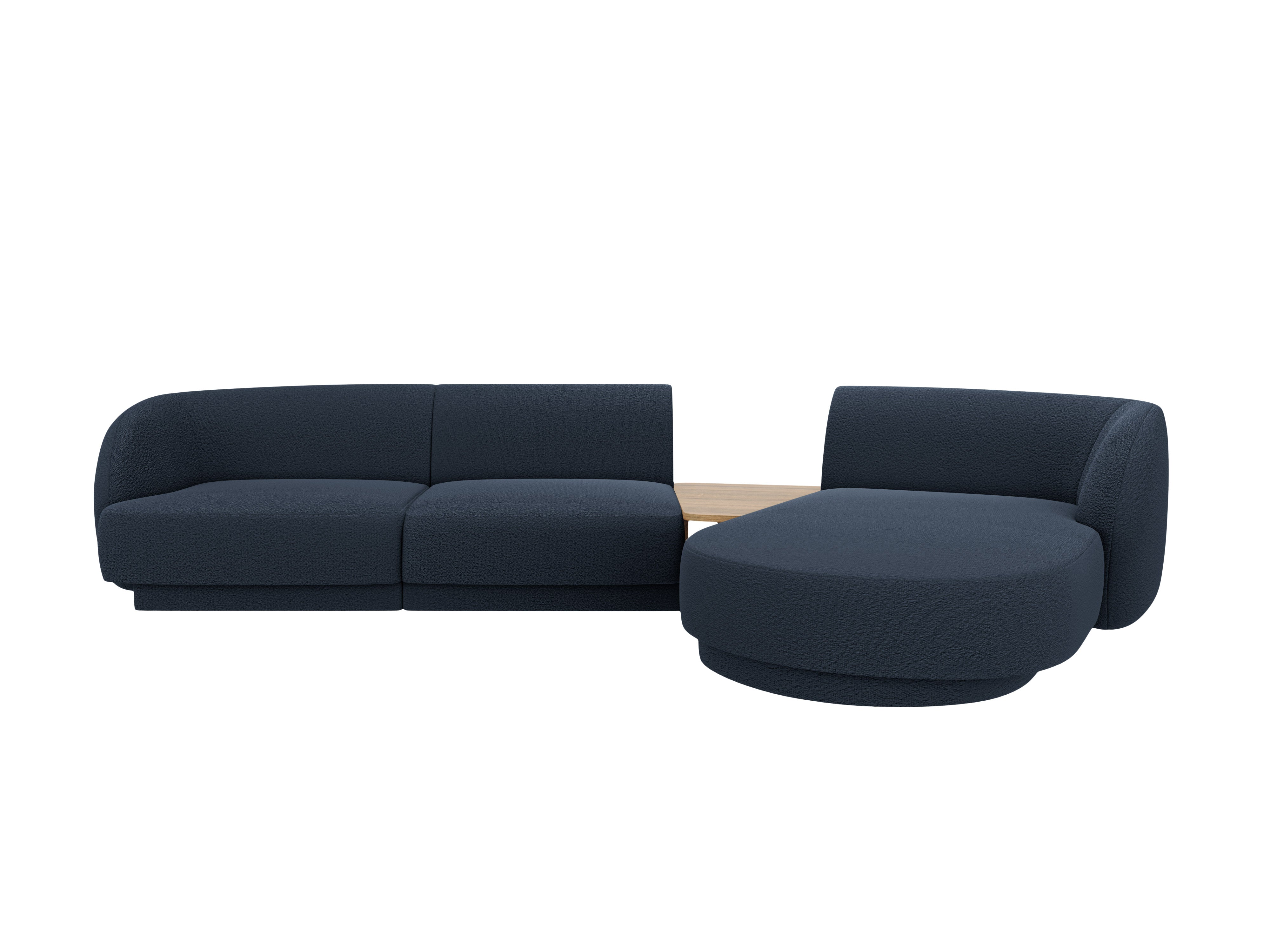 Sitzgarnitur Miley 303x178 cm, Material: Bouclé