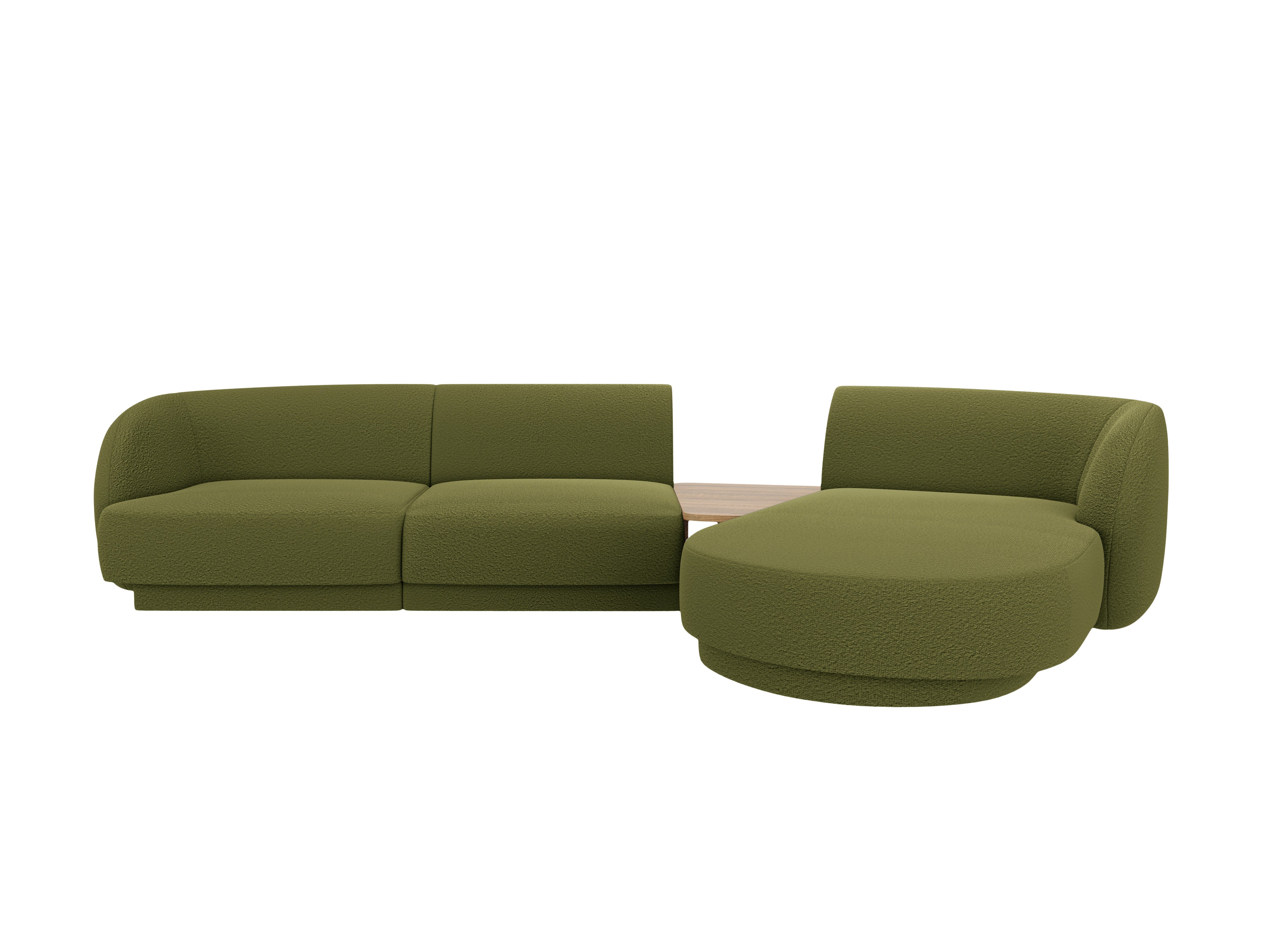 Sitzgarnitur Miley 303x178 cm, Material: Bouclé
