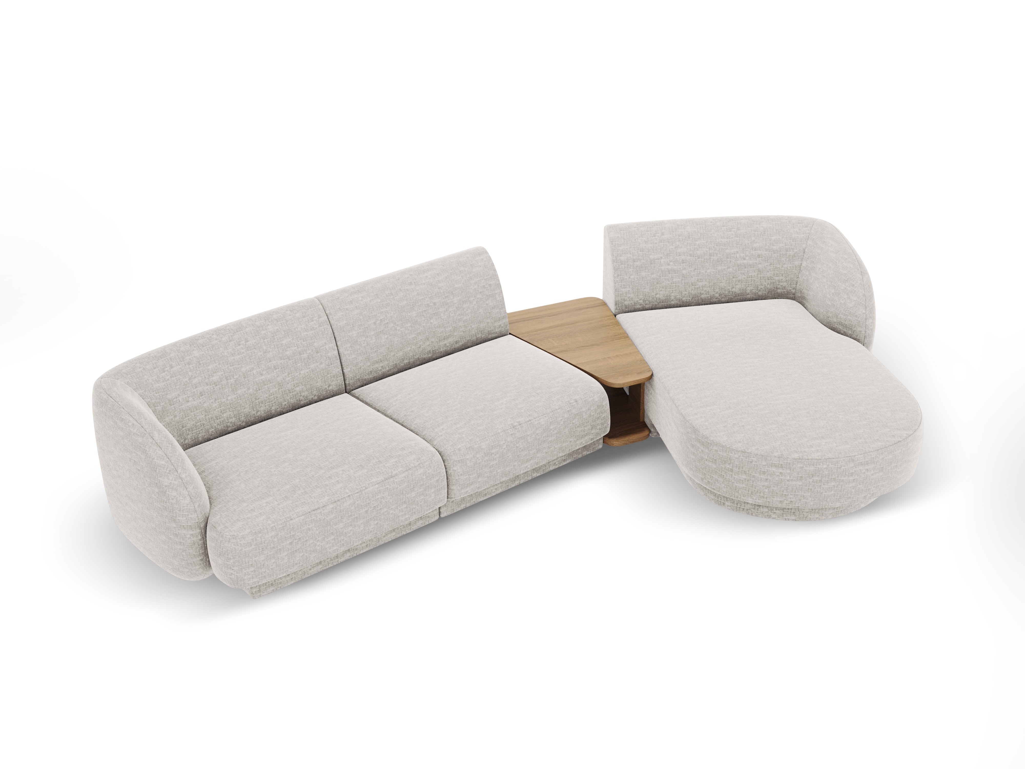 Sitzgarnitur Miley 303x178 cm, Material: Chenille