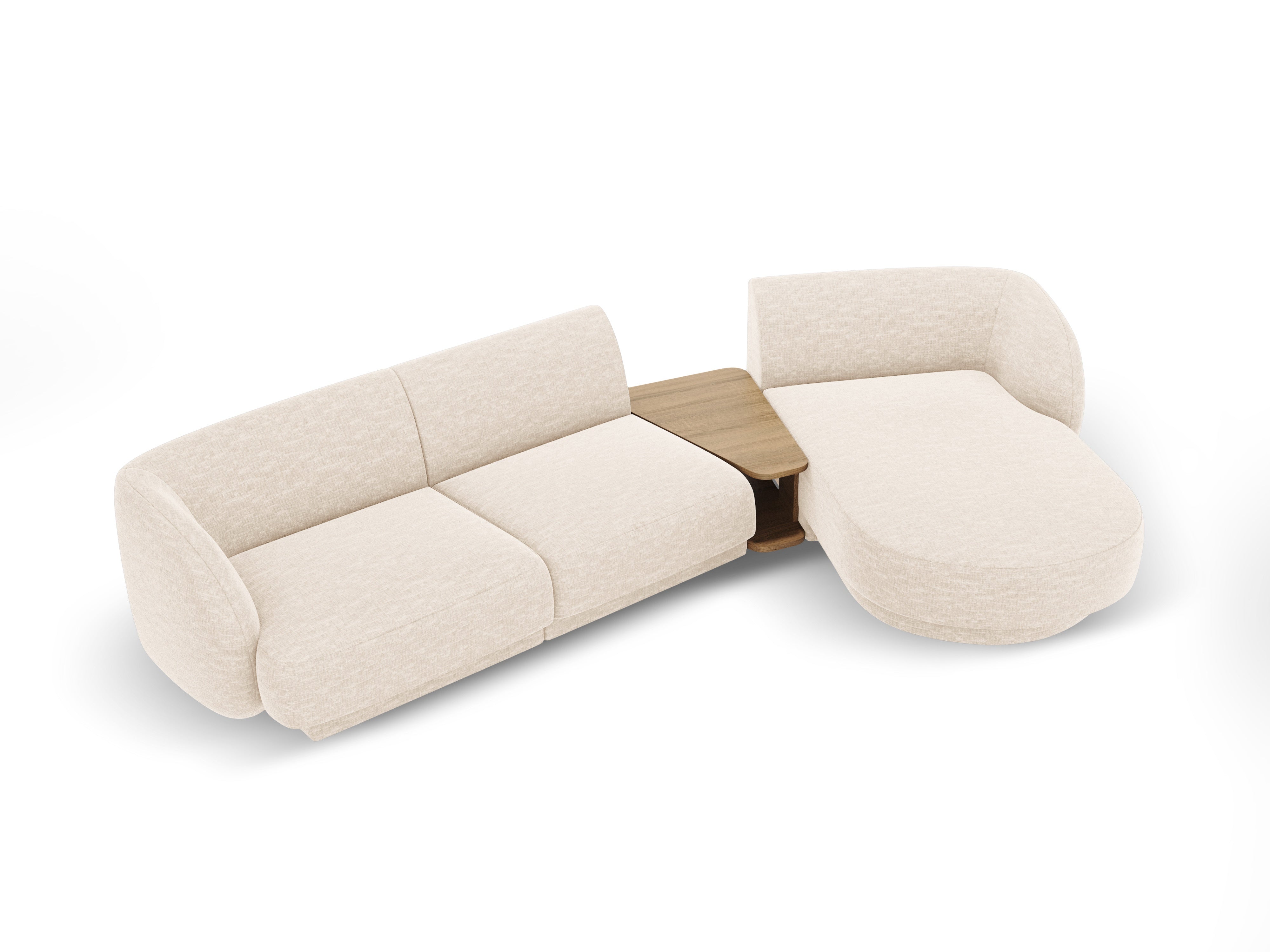 Sitzgarnitur Miley 303x178 cm, Material: Chenille