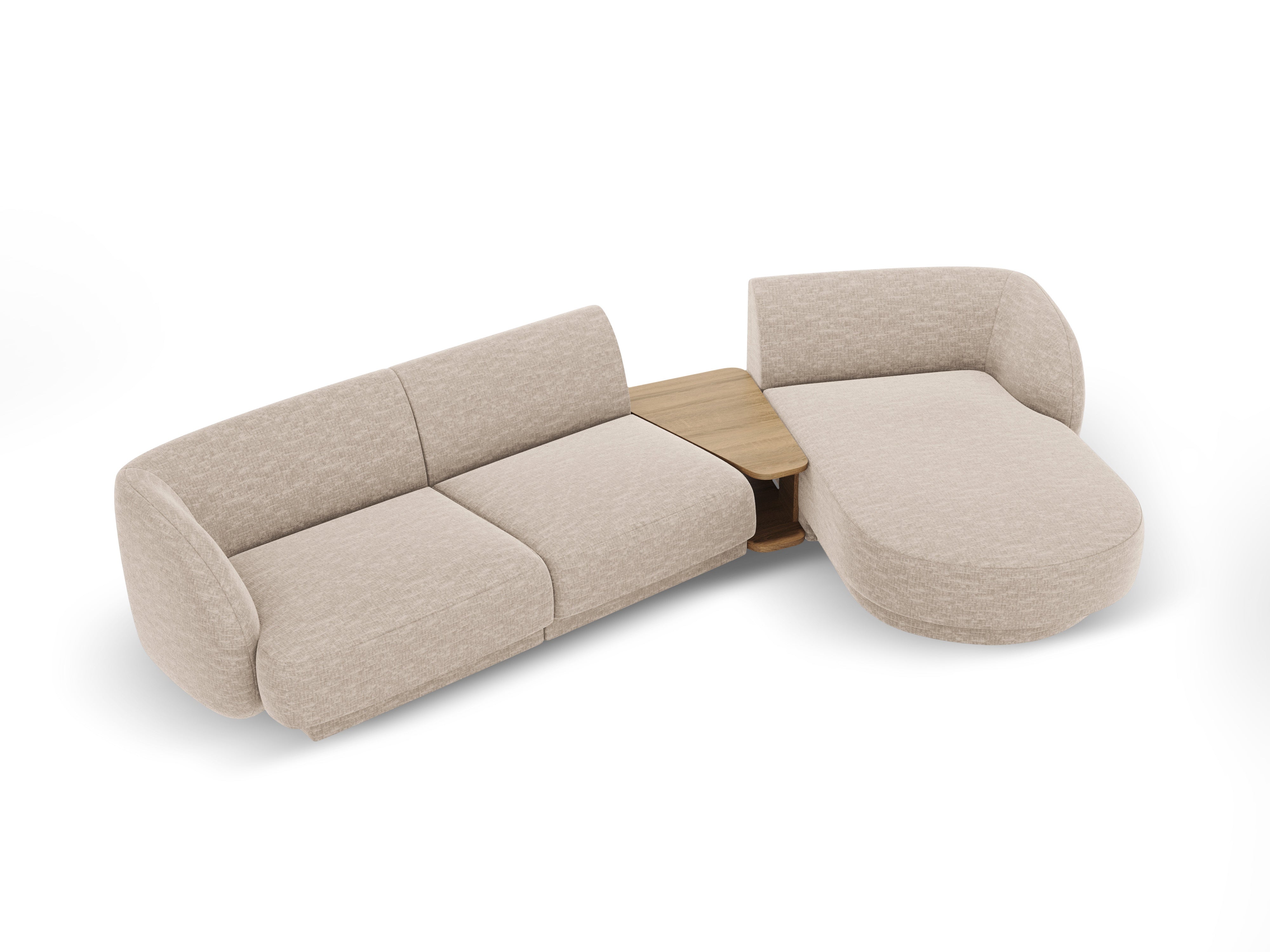 Sitzgarnitur Miley 303x178 cm, Material: Chenille