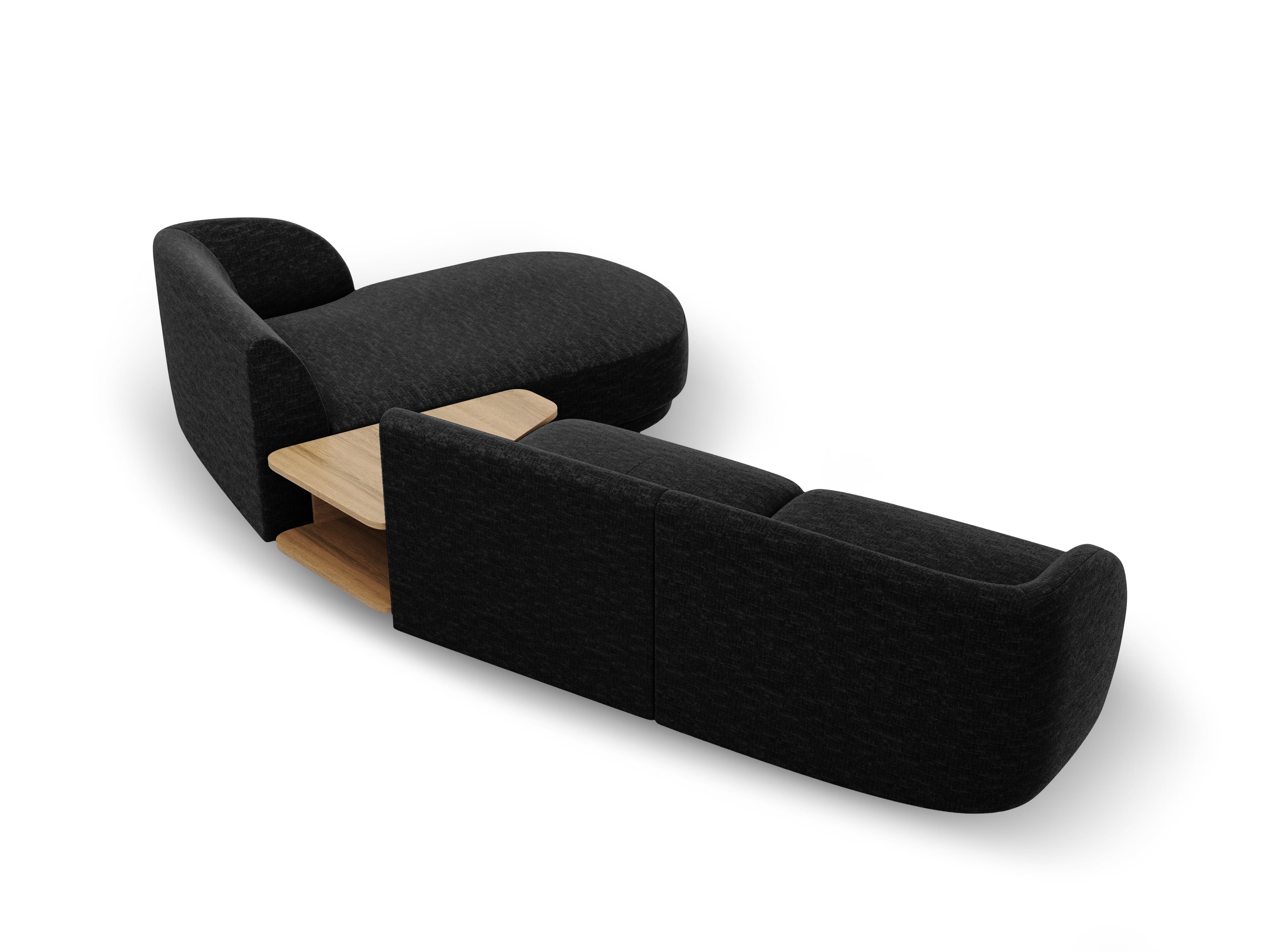 Sitzgarnitur Miley 303x178 cm, Material: Chenille