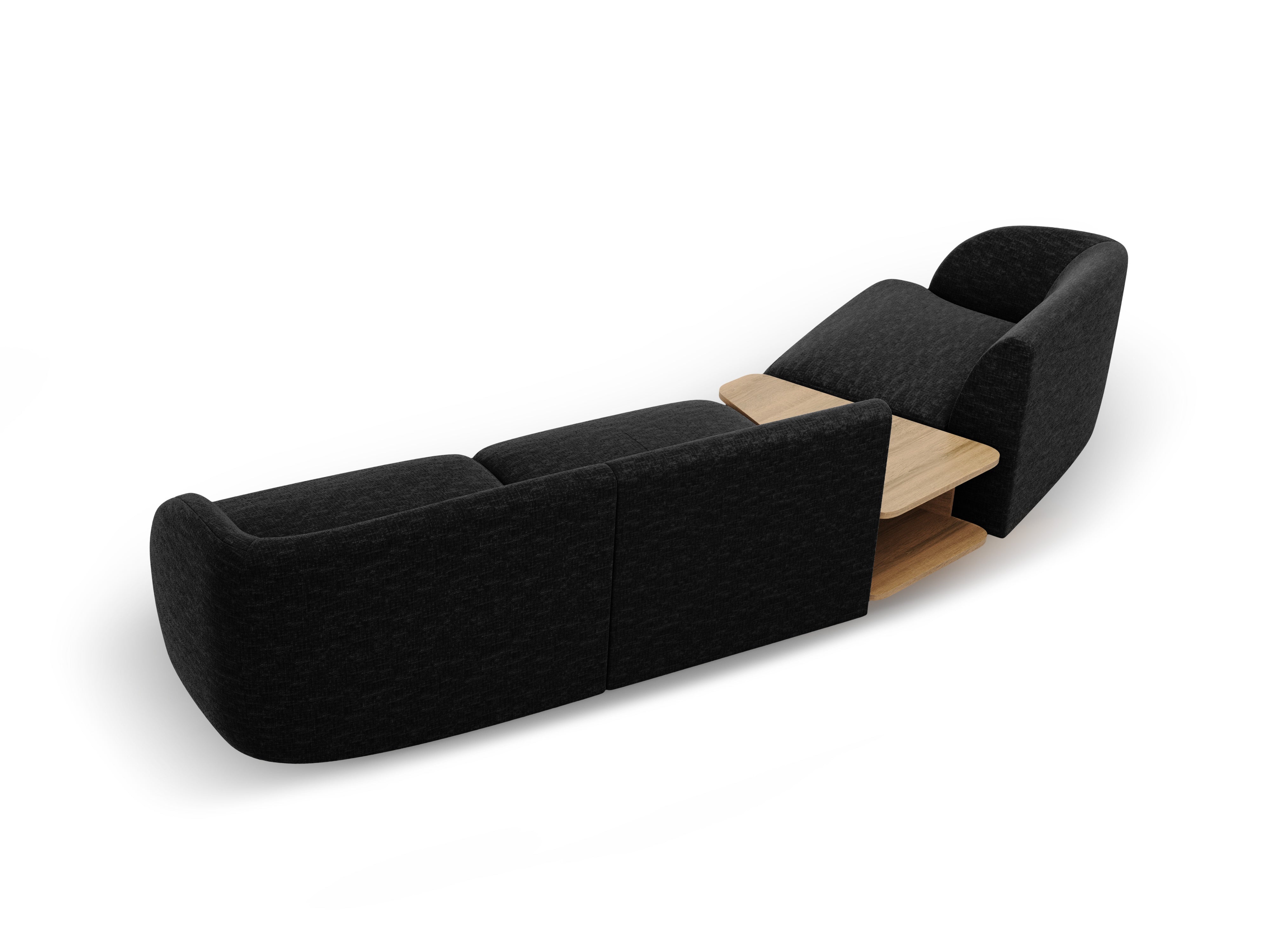 Sitzgarnitur Miley 303x126cm, Material: Chenille