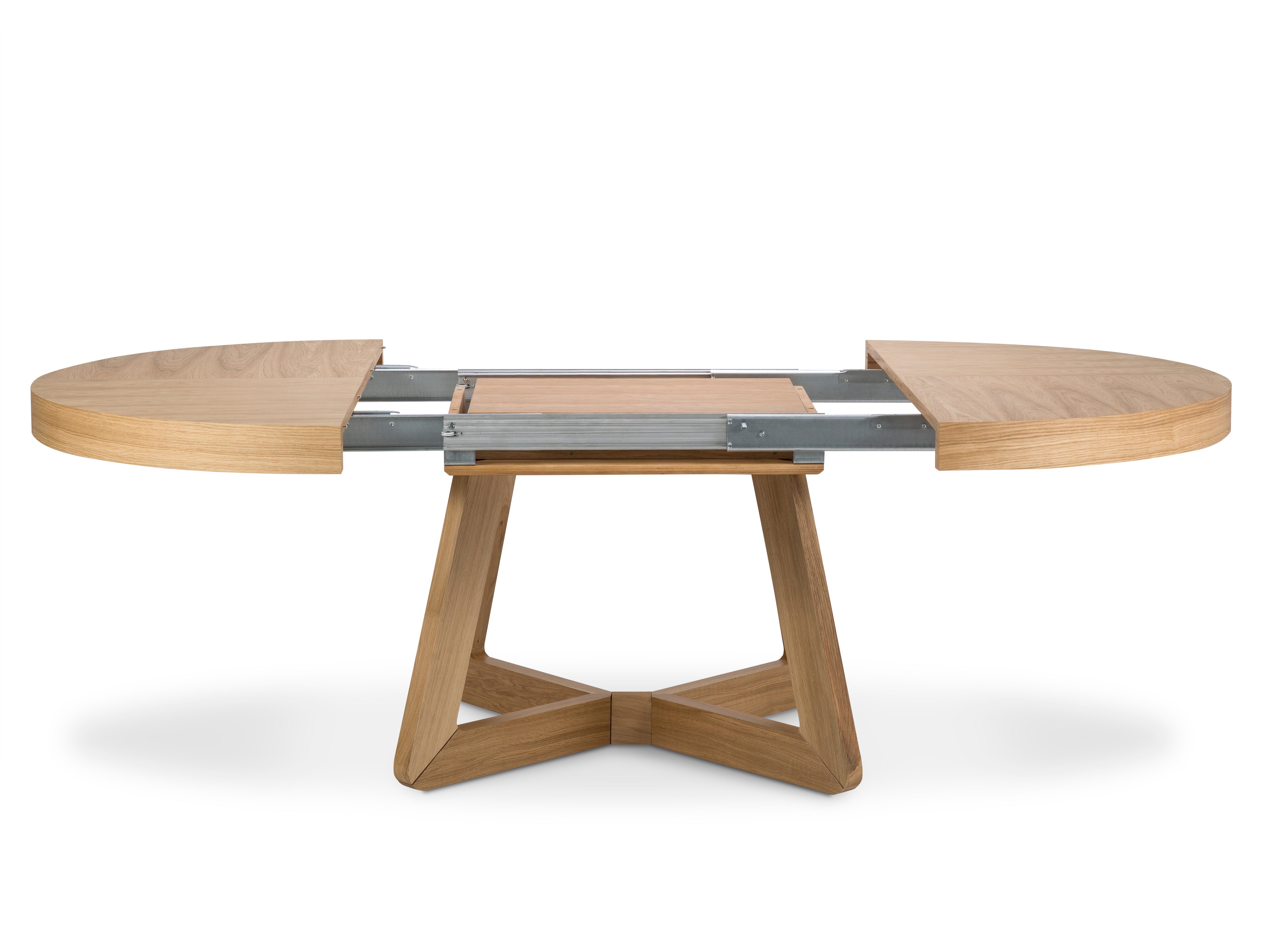 Ausziehbarer Esstisch Dustin 130/230x130cm, Material: Eiche 