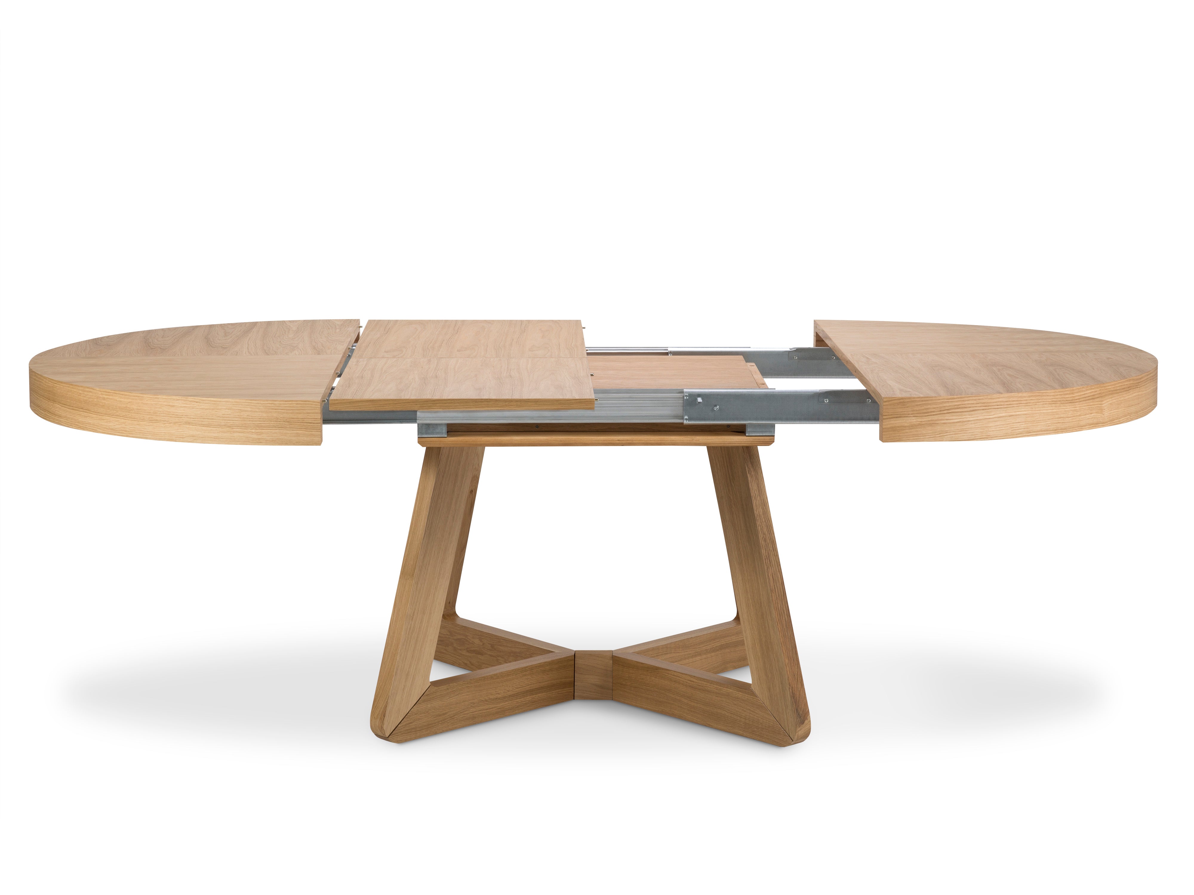 Ausziehbarer Esstisch Dustin 130/230x130cm, Material: Eiche 