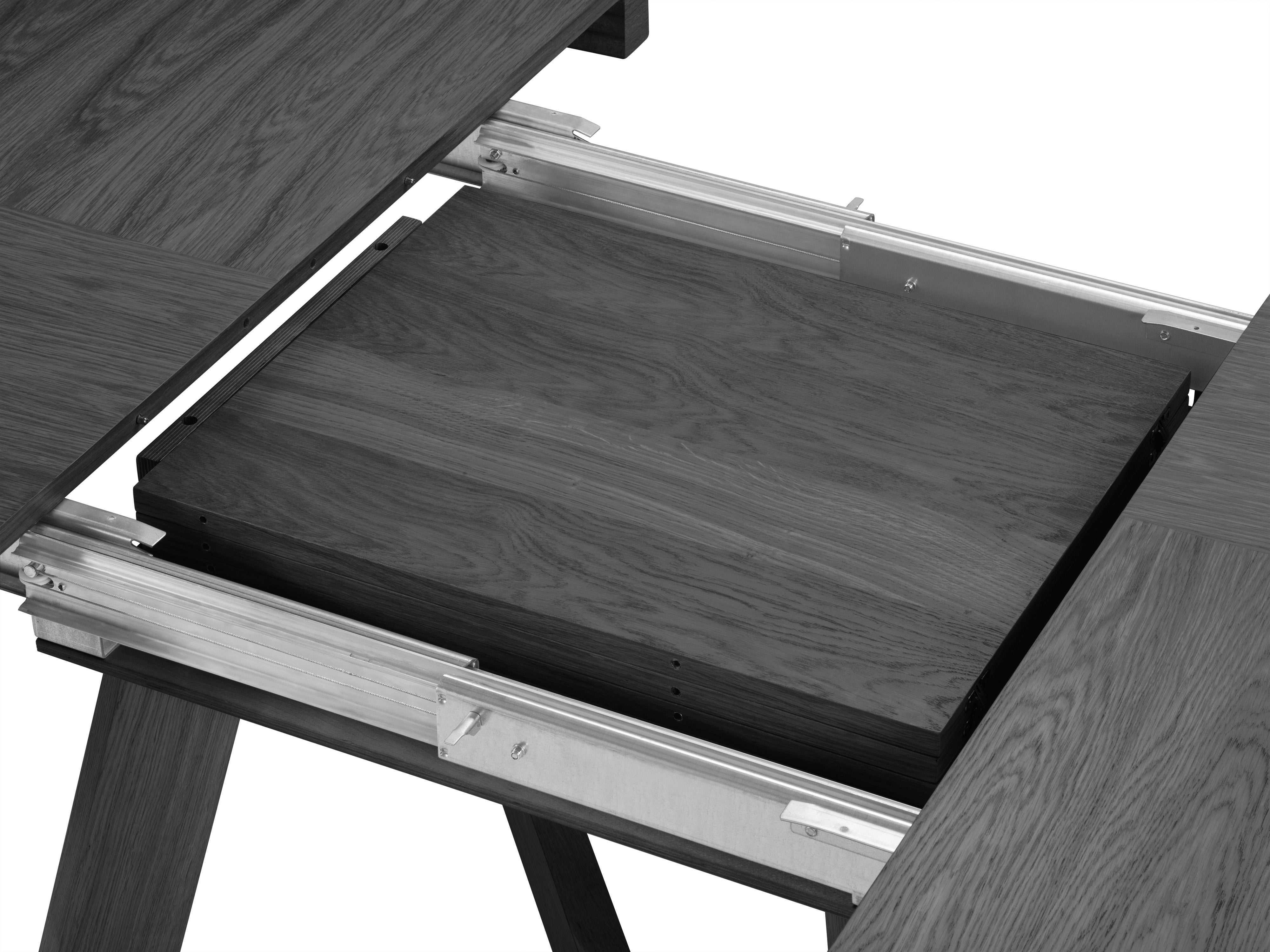 Ausziehbarer Esstisch Dustin 130/230x130cm, Material: Eiche 