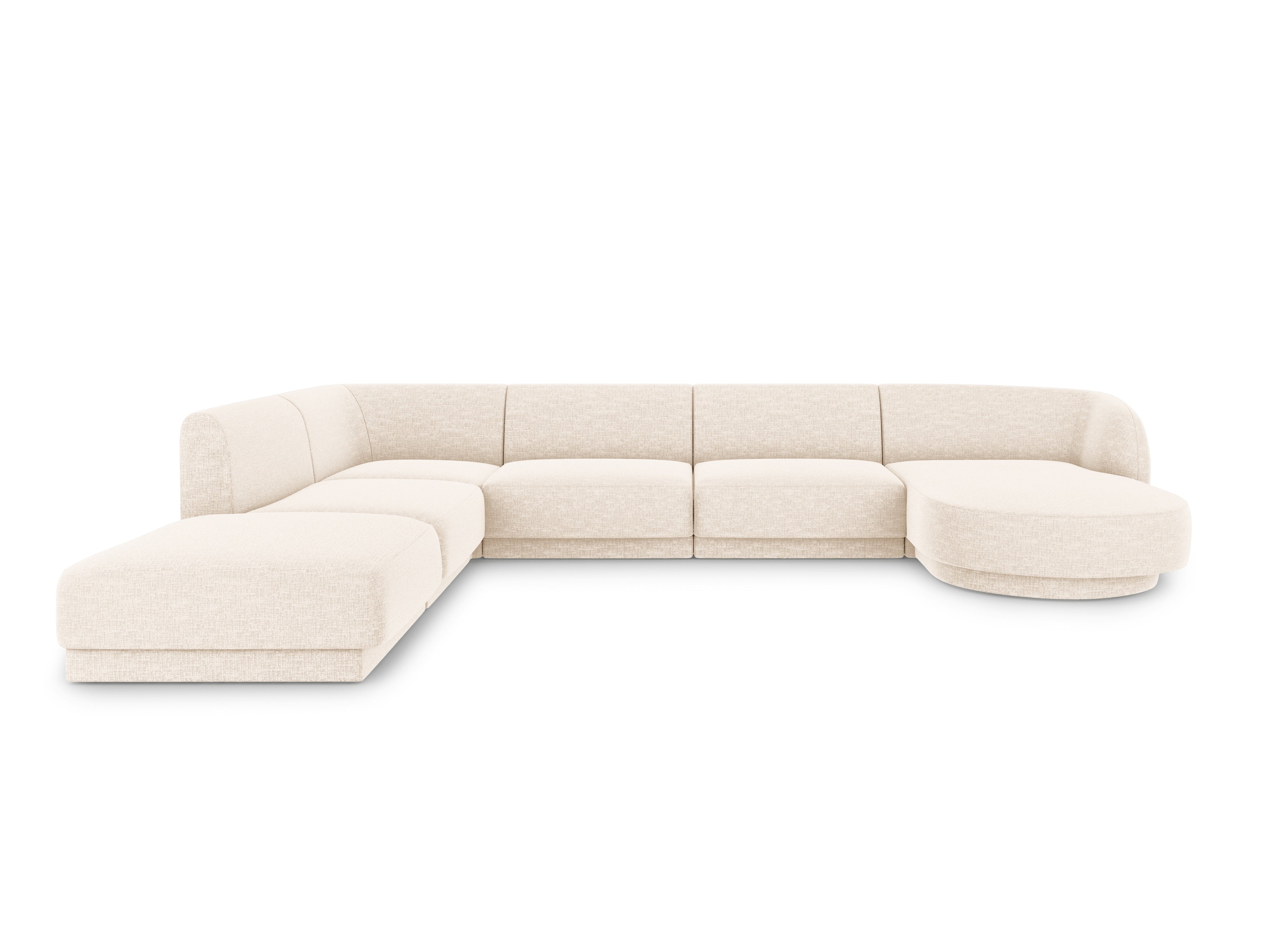Sitzgarnitur Miley 330x255cm, Material: Chenille