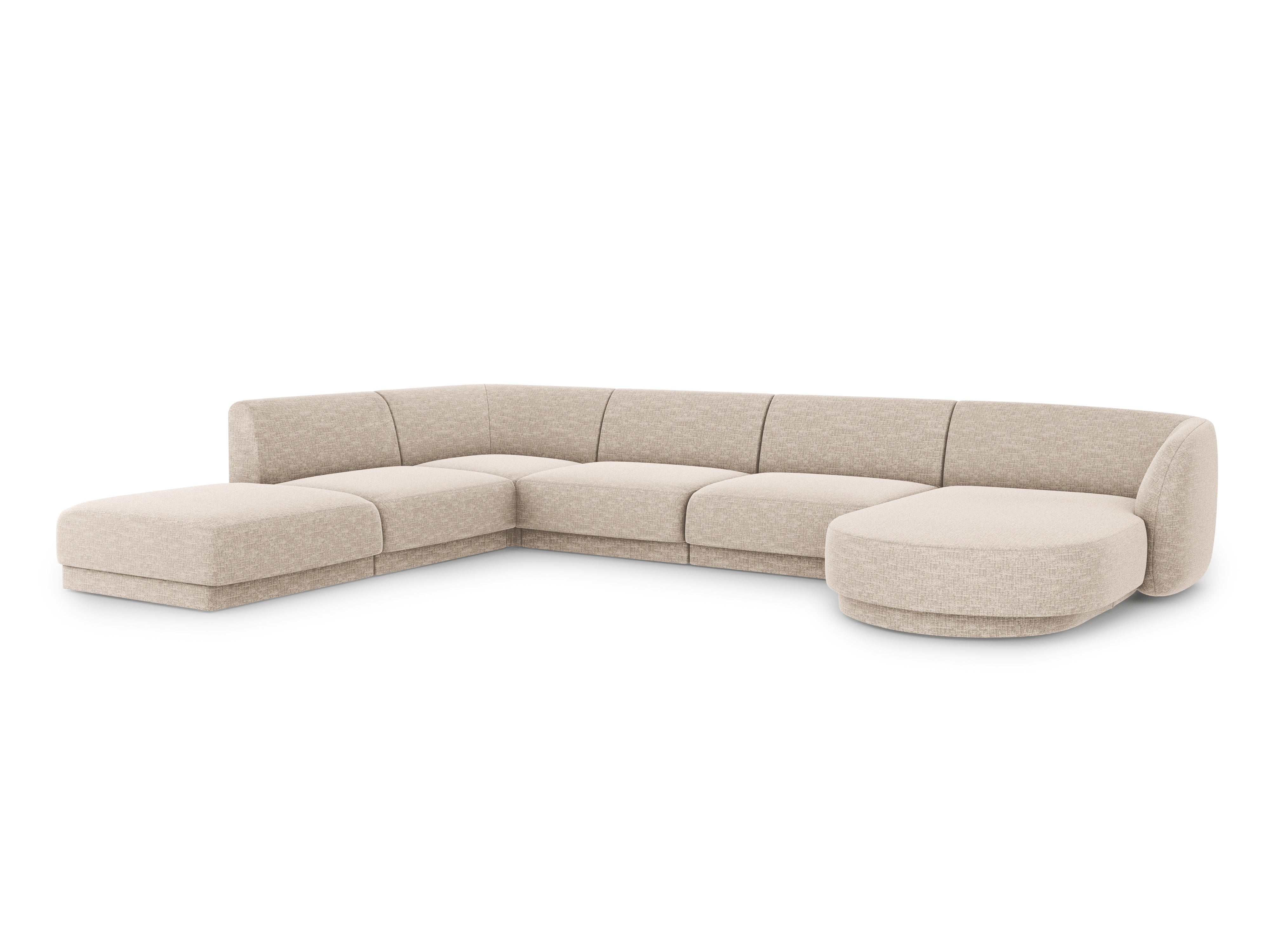 Sitzgarnitur Miley 330x255cm, Material: Chenille