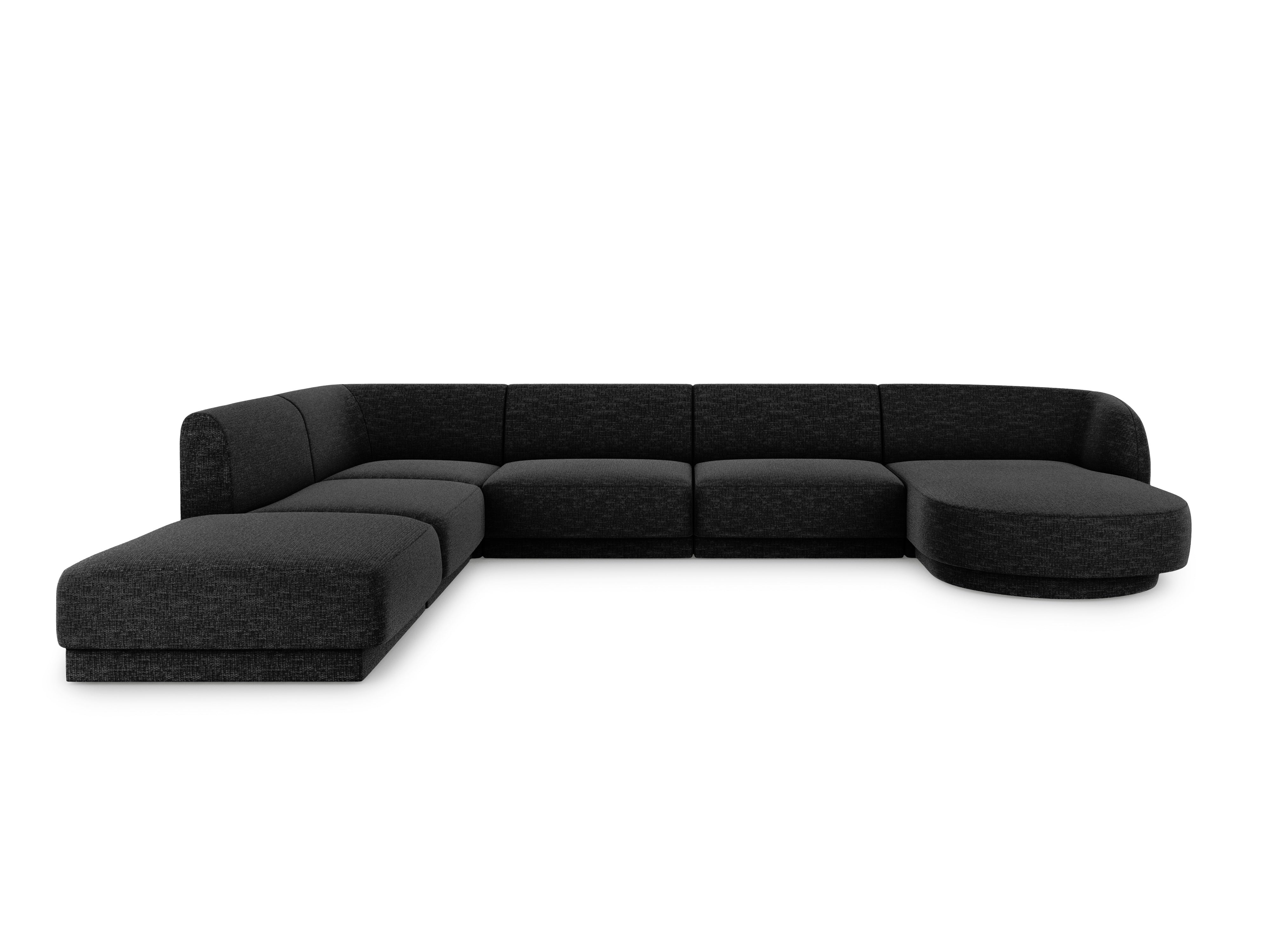 Sitzgarnitur Miley 330x255cm, Material: Chenille
